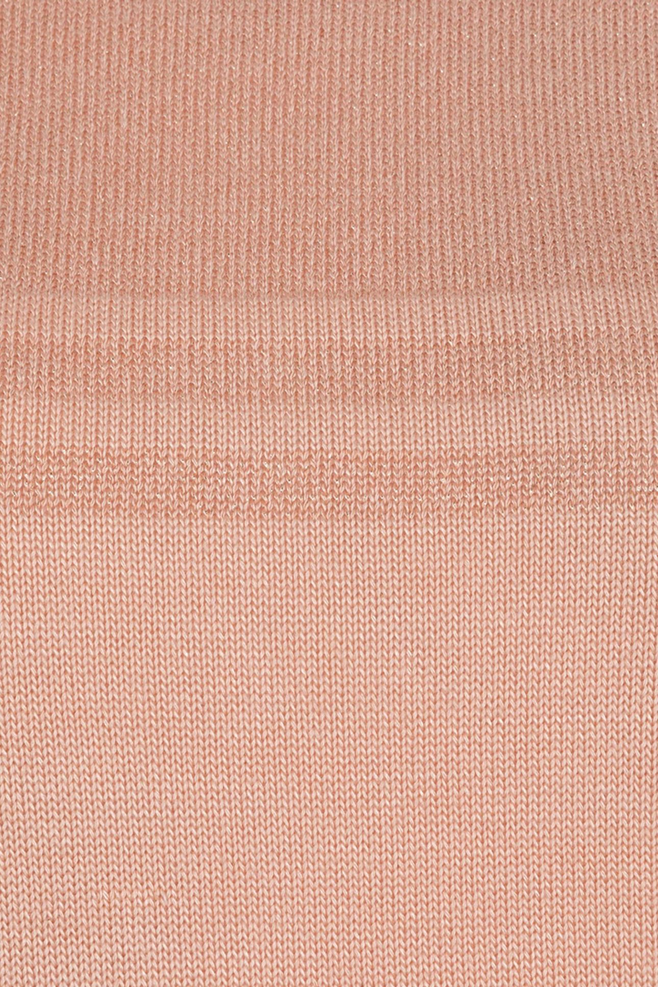 SWEATER S/SLVE STRIPES LUREX LIGHT APRICOT 8