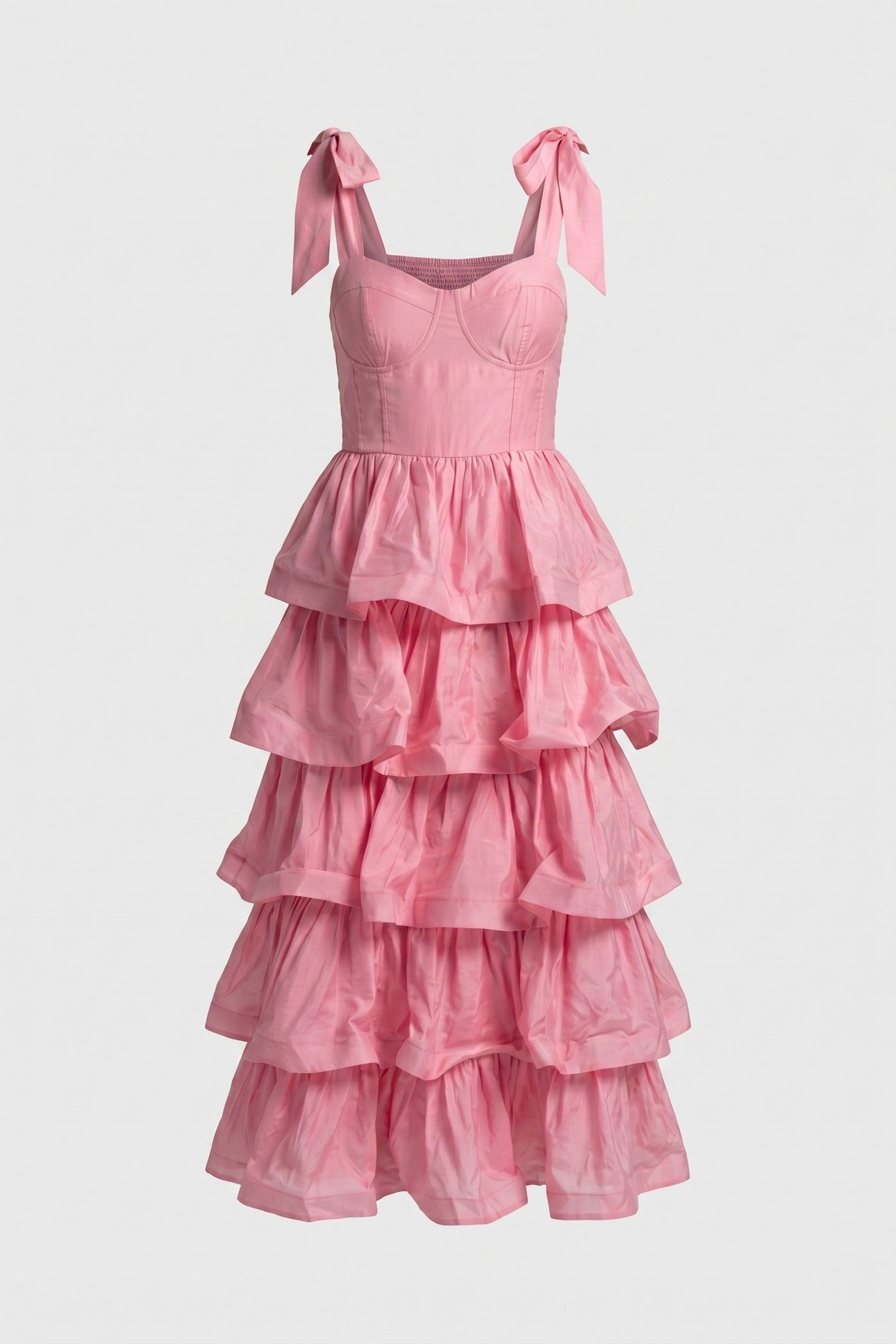 EYERIS DRESS SOLID PINK 4