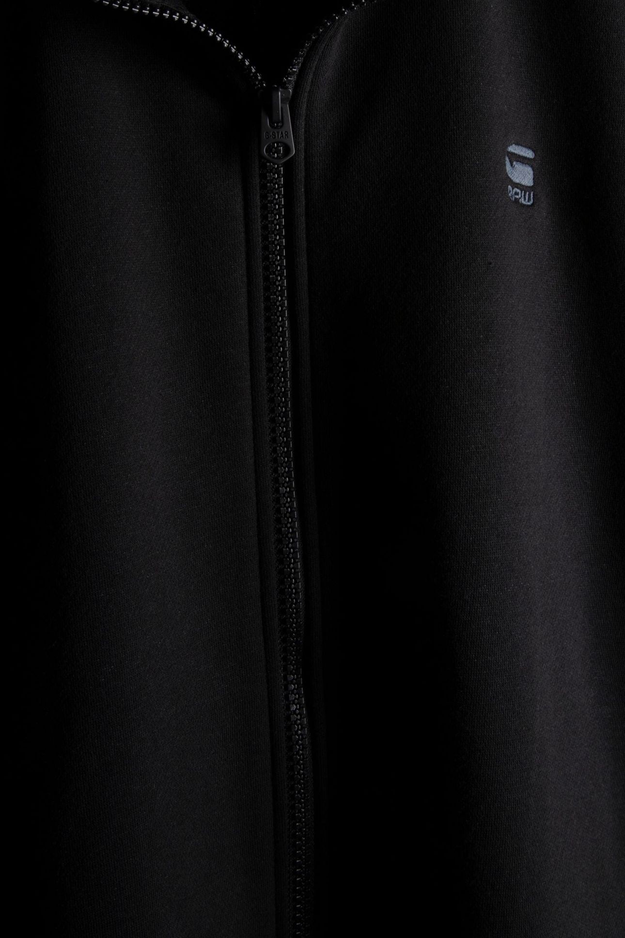 CORE ZIP STAND UP COLLAR SWEAT L/S DK BLACK 4