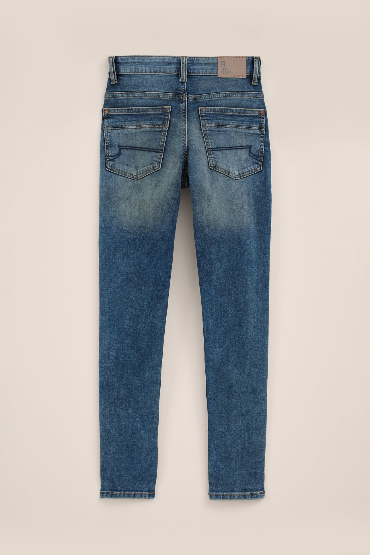 5-POCKET MID WAIST BLUE 4
