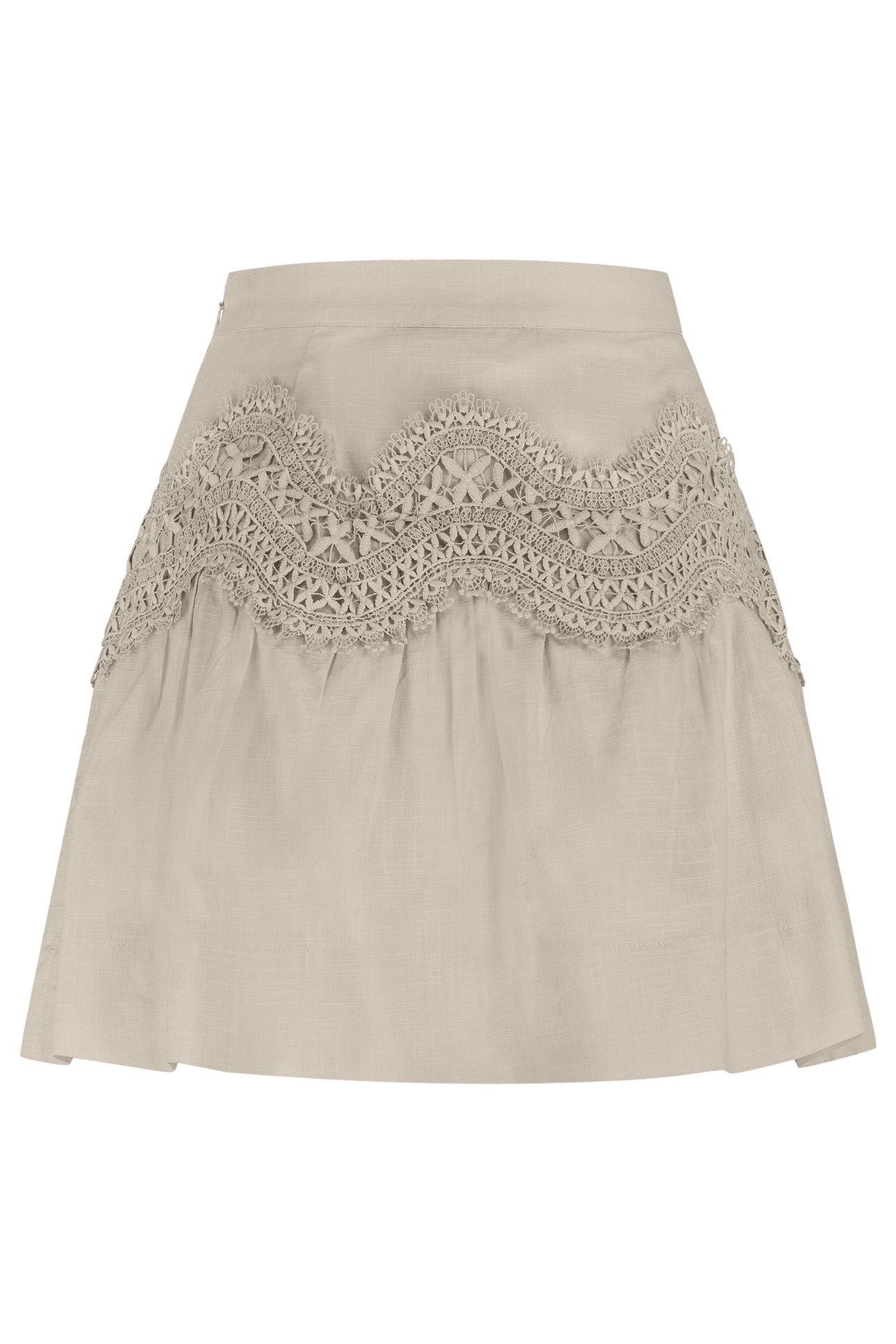 ANINE SKIRT GREY BEIGE 2