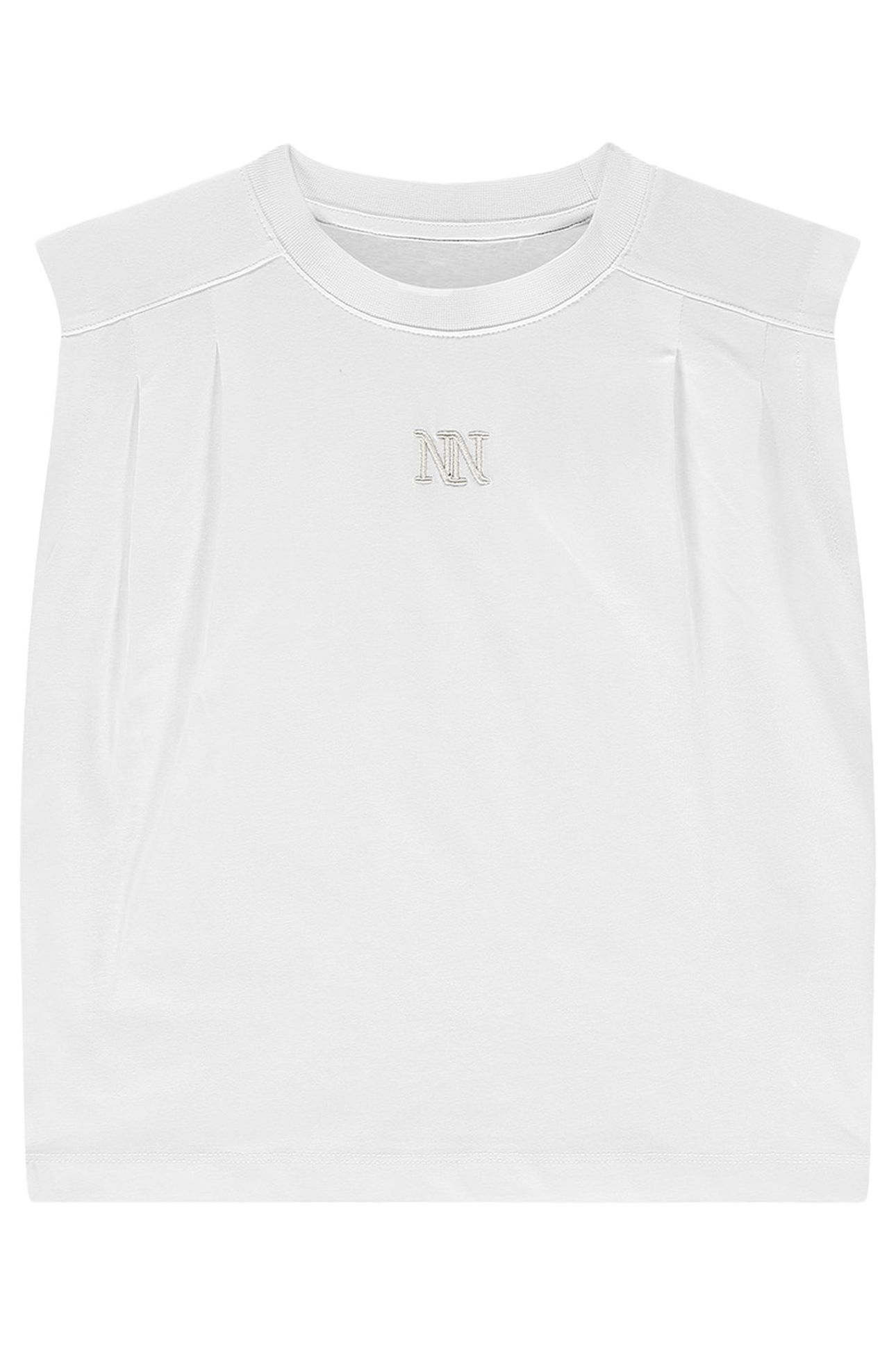 PLEAT T-SHIRT OFF WHITE 1