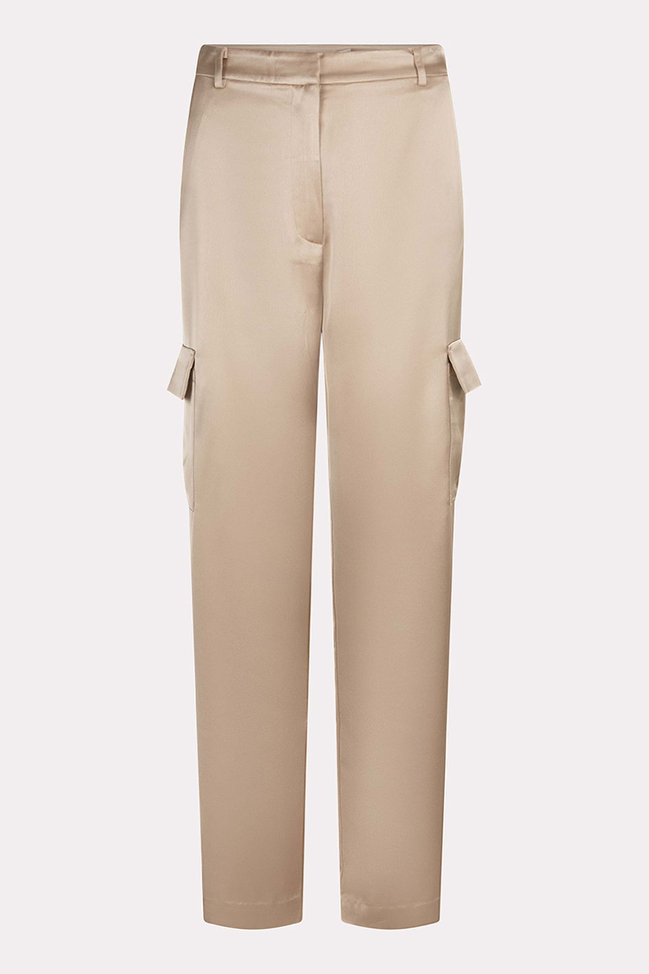 TROUSERS CARGO SATIN GOLD 4