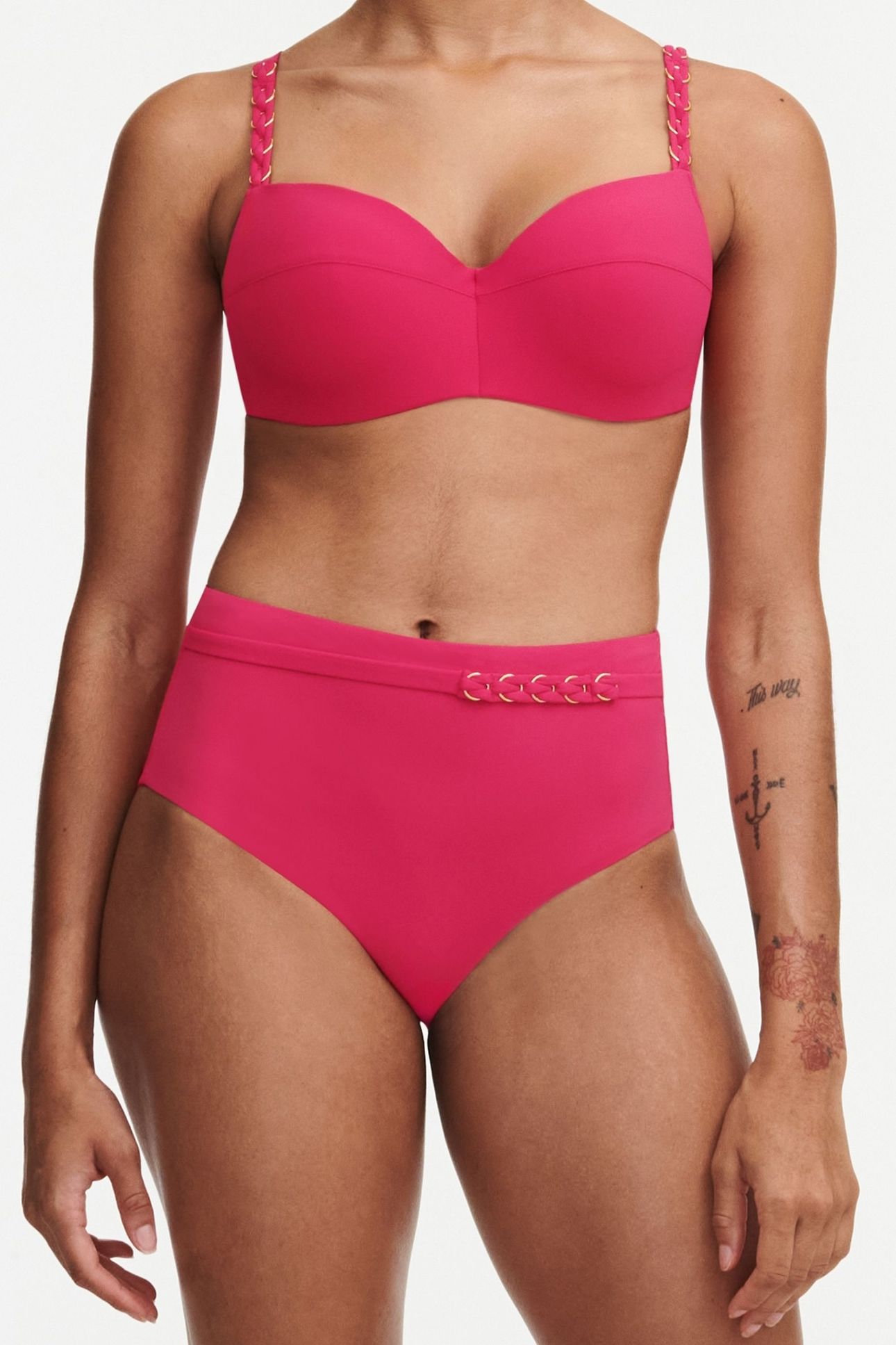 SW BRA TSHIRT HALF CUP MEMORY CYBELE PINK 1