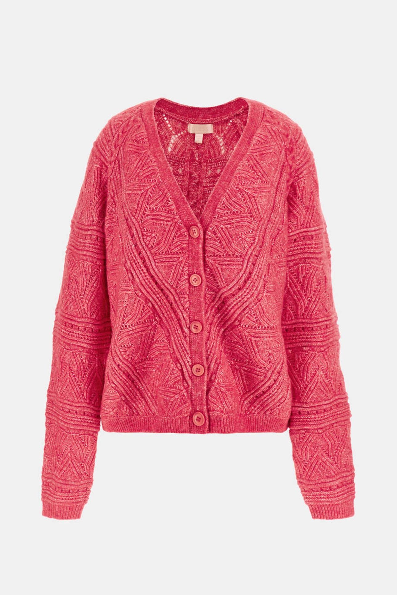 GUESS ECO LS VN POINTELLE AMEL SPRING CORAL 1