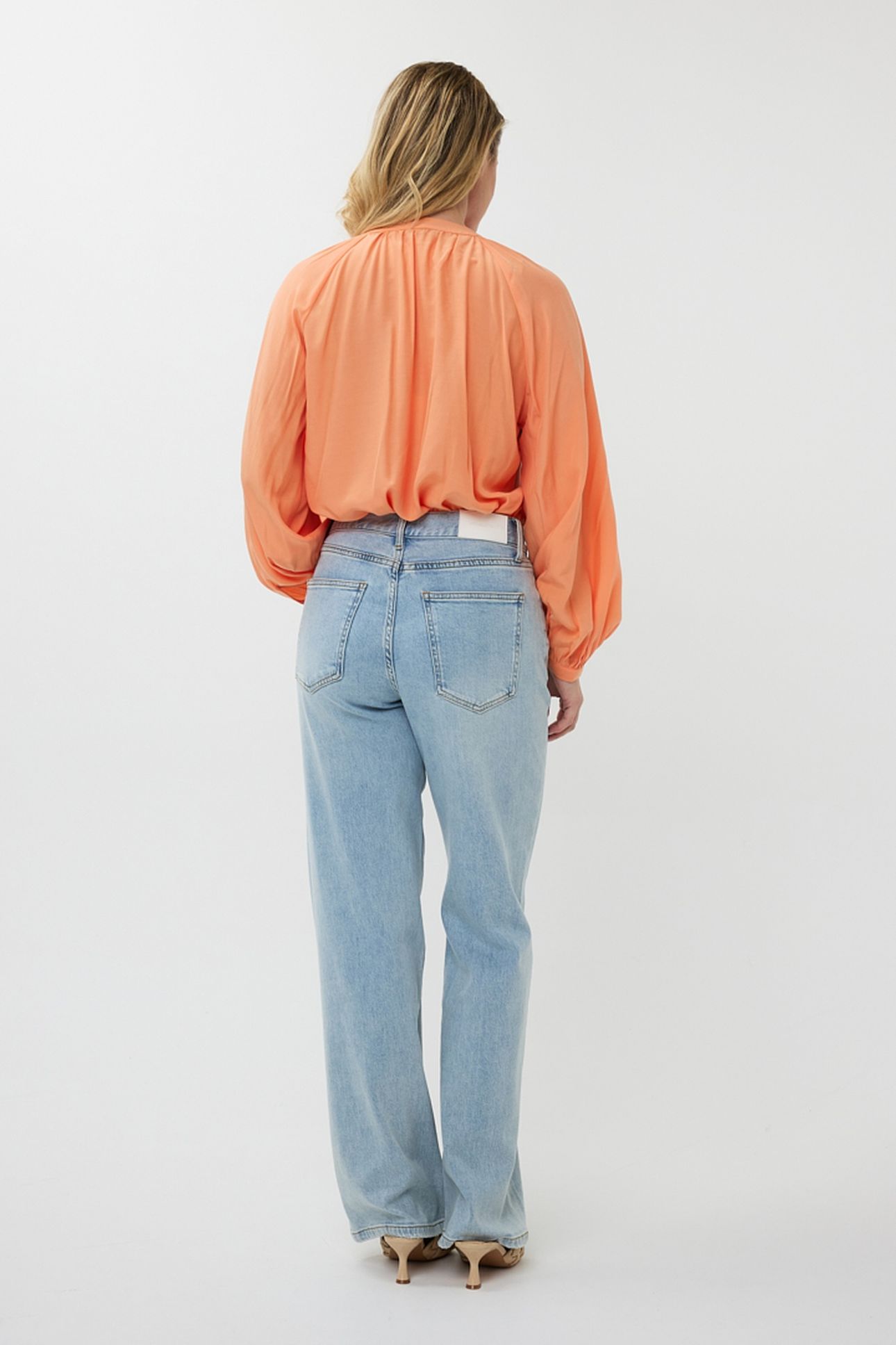 BLOUSE R-NECK RAGLAN APRICOT 3