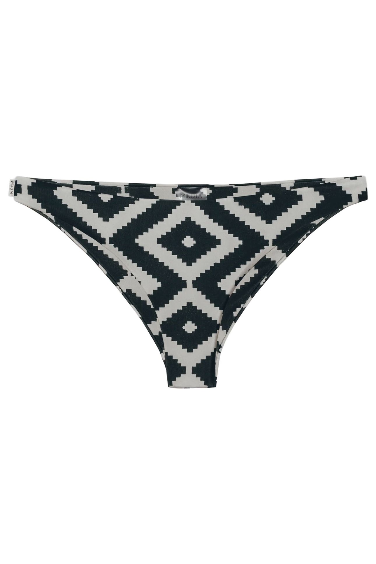 THE PRINTED BIKINI BOTTOM WHITE 1