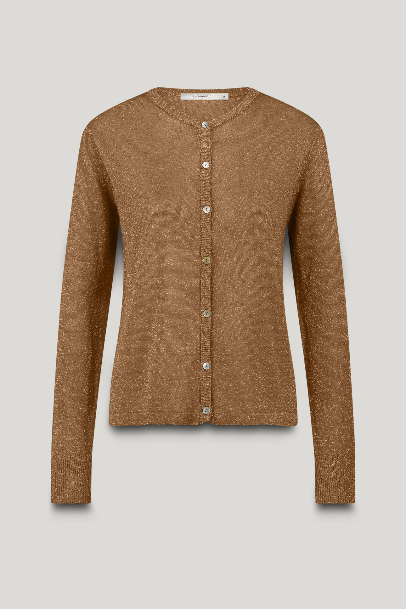 CARDIGAN LUREX KNIT PEANUT 4