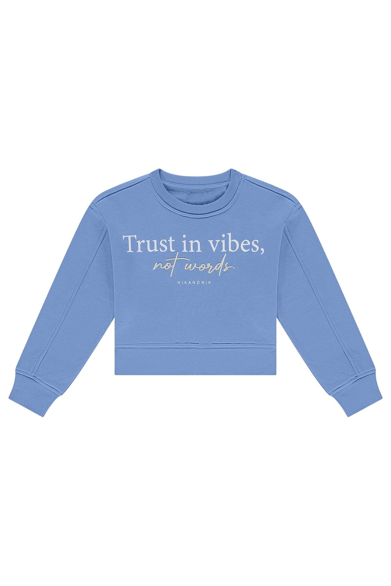 VIBES SWEATER AZUR BLUE 1