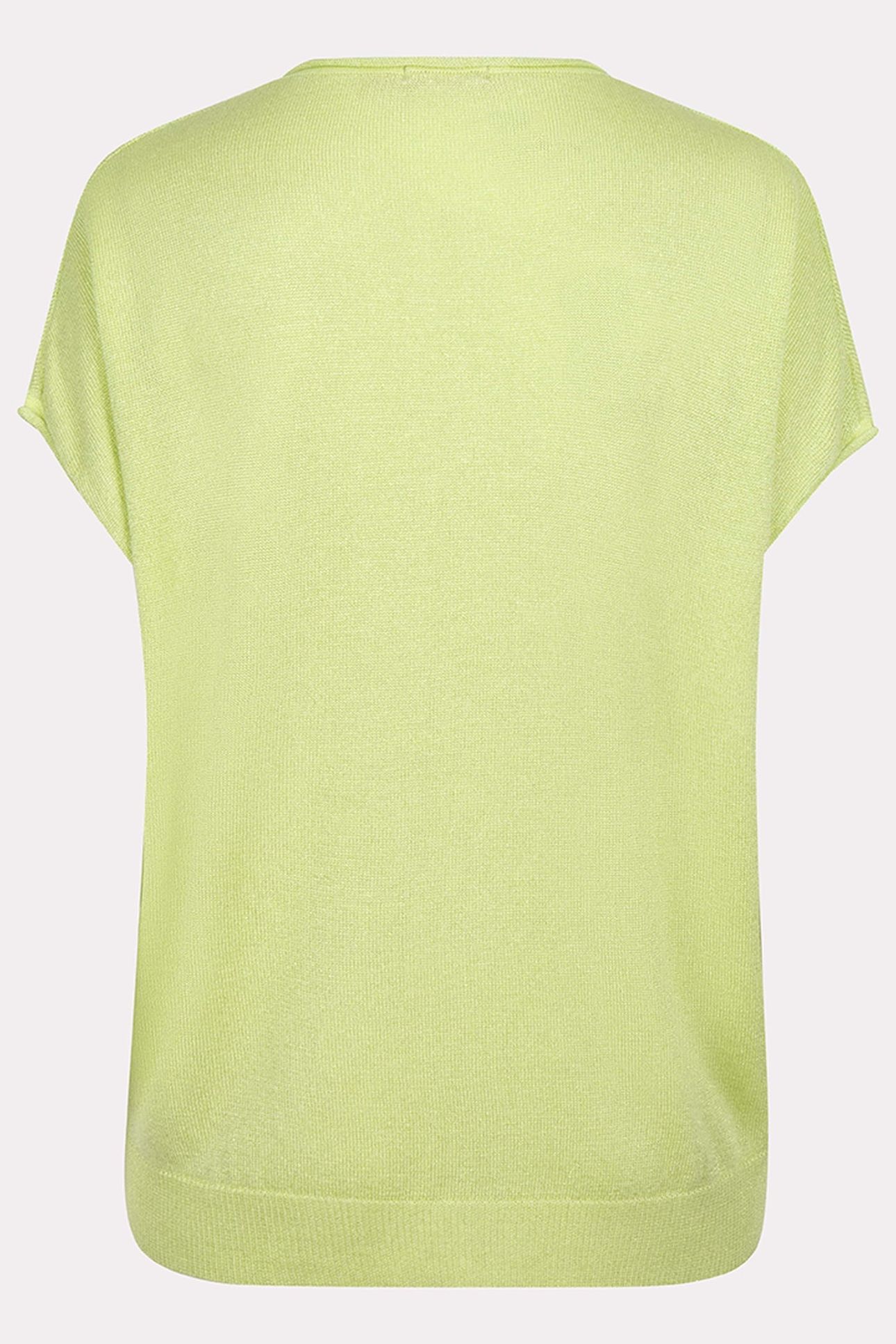 SWEATER BATWING V-NECK LUREX APPLE GREEN 6