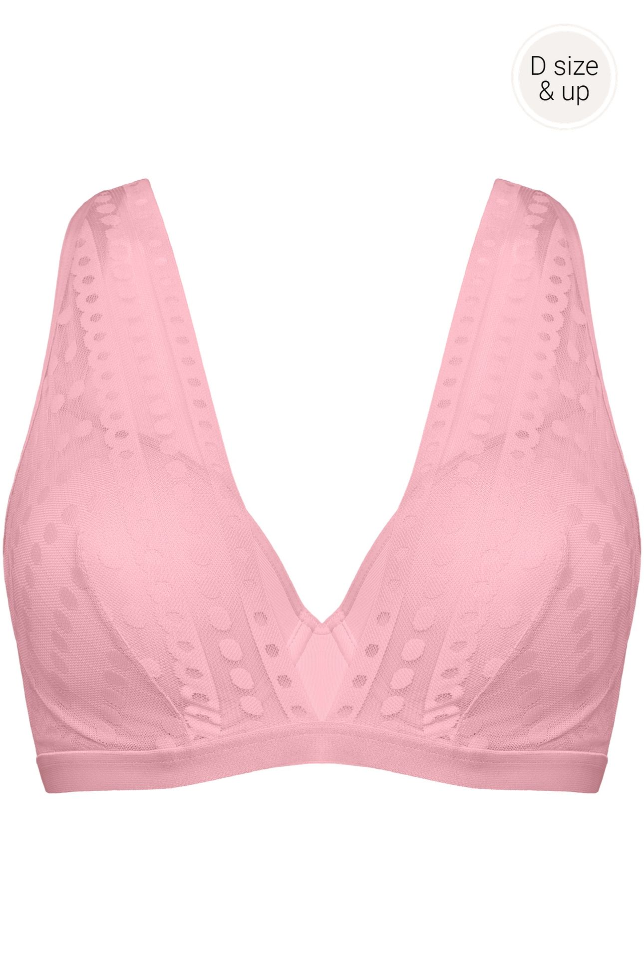 LUMINOSA BRAPLUNGEWIRED PADDED PINK 3