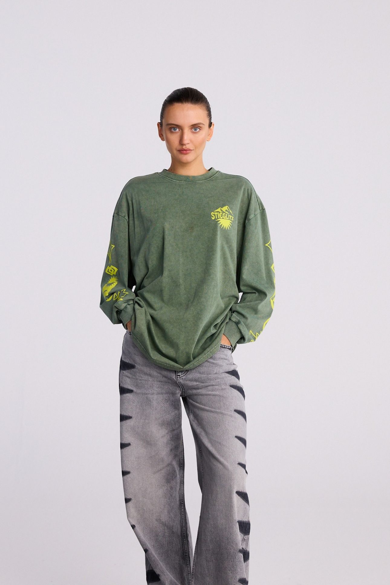 BENJAMIN SKATE LONGSLEEVE GREEN 2