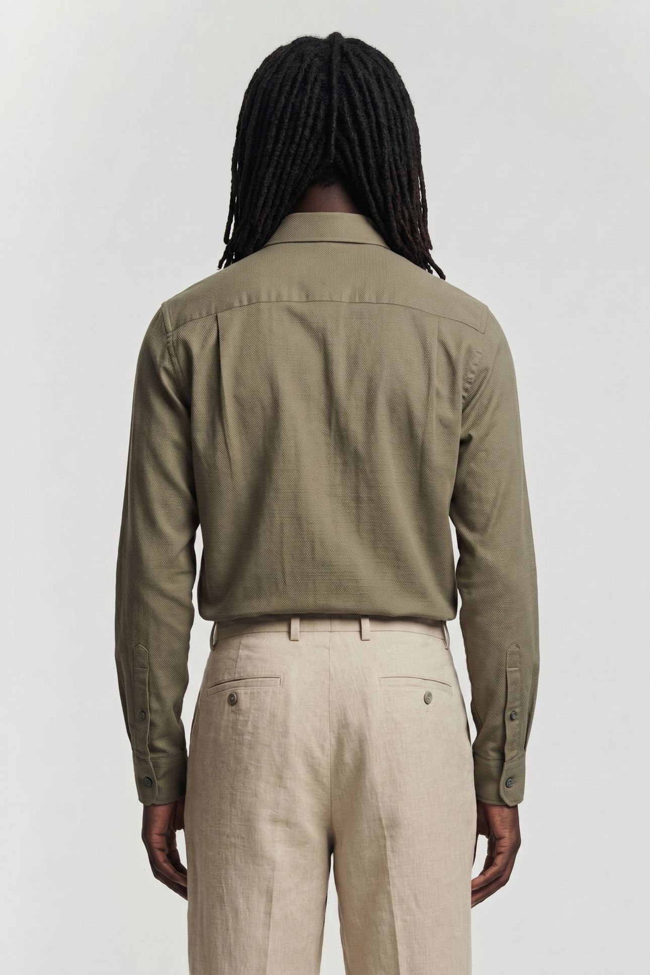 OE HUGO-TEXTURED OVERSHIR SAGE 2