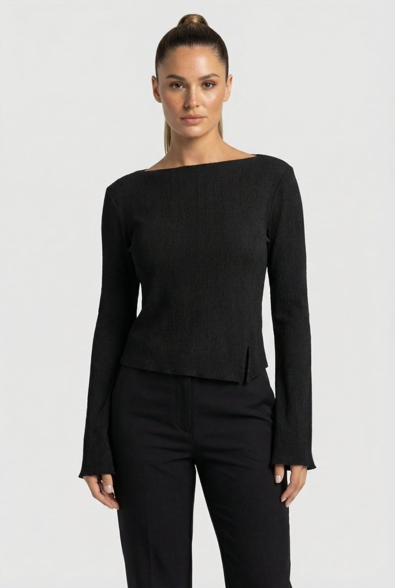 NIKKI BLOUSE BLACK 1