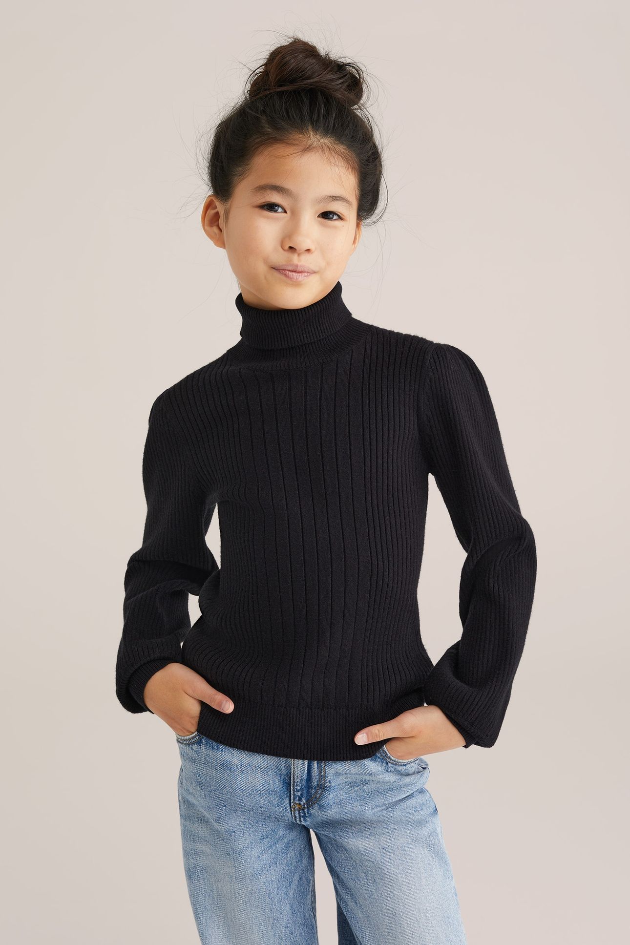 KNITTED PULLOVER BLACK 2