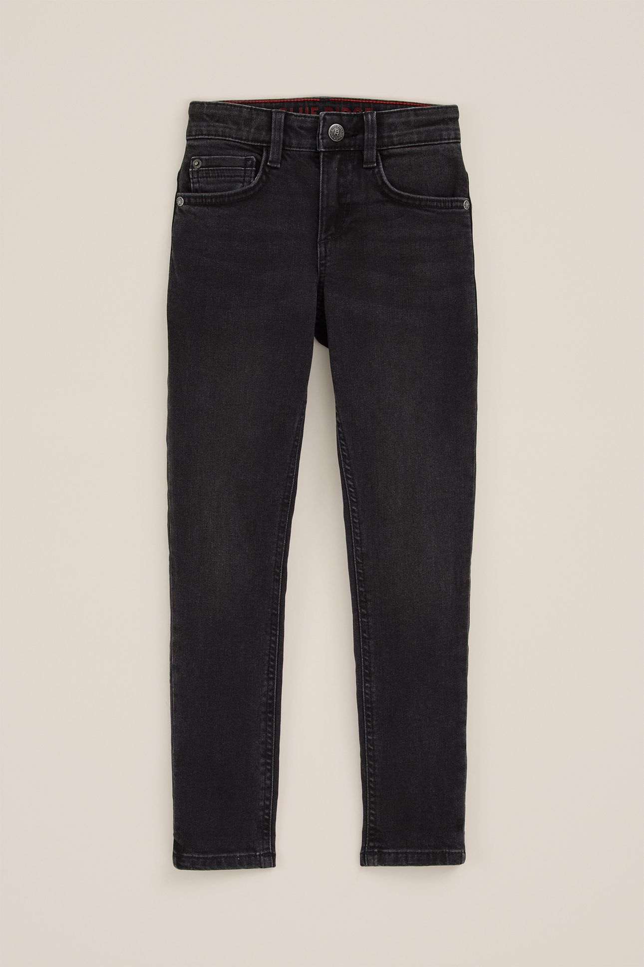 5-POCKET MID WAIST DARK GREY 3