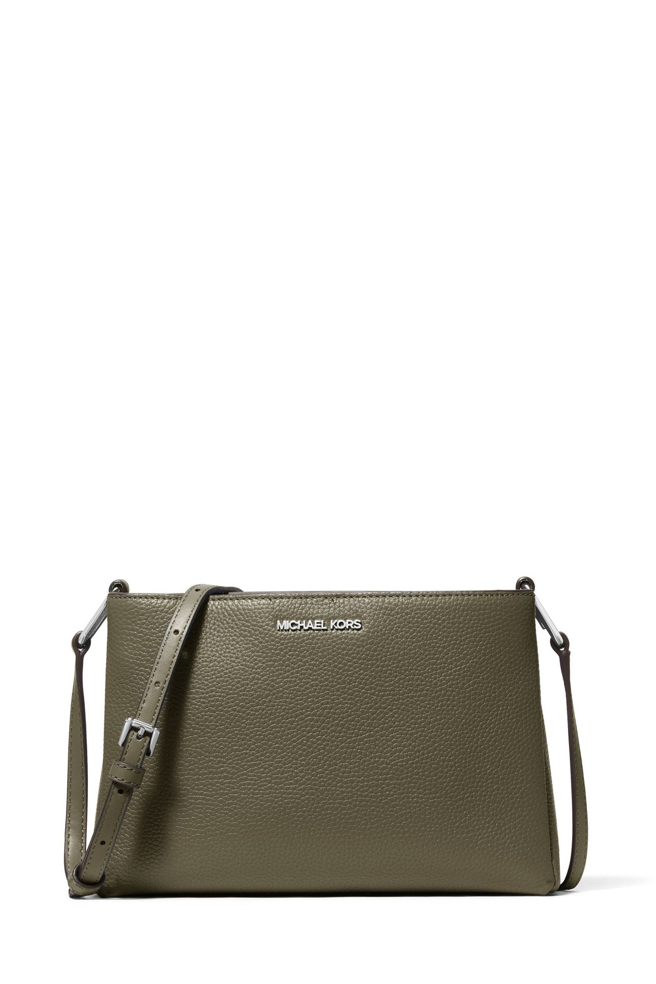 MEDIUM TRIPPLE COMPARTMENT CROSSBODY OLIVE 1
