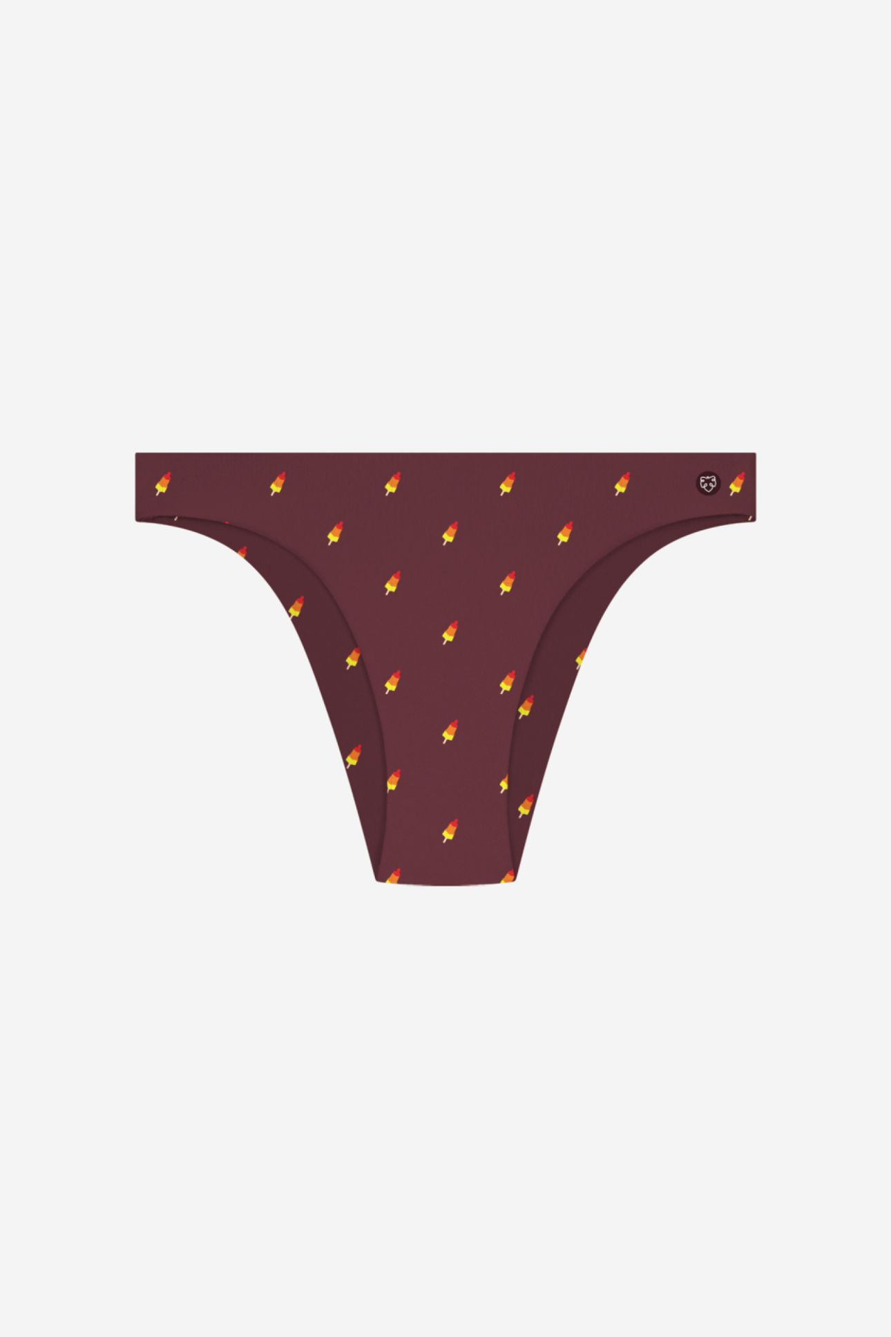 BIKINI BOTTOM BURGUNDY ROCKETS PORT ROYALE 2