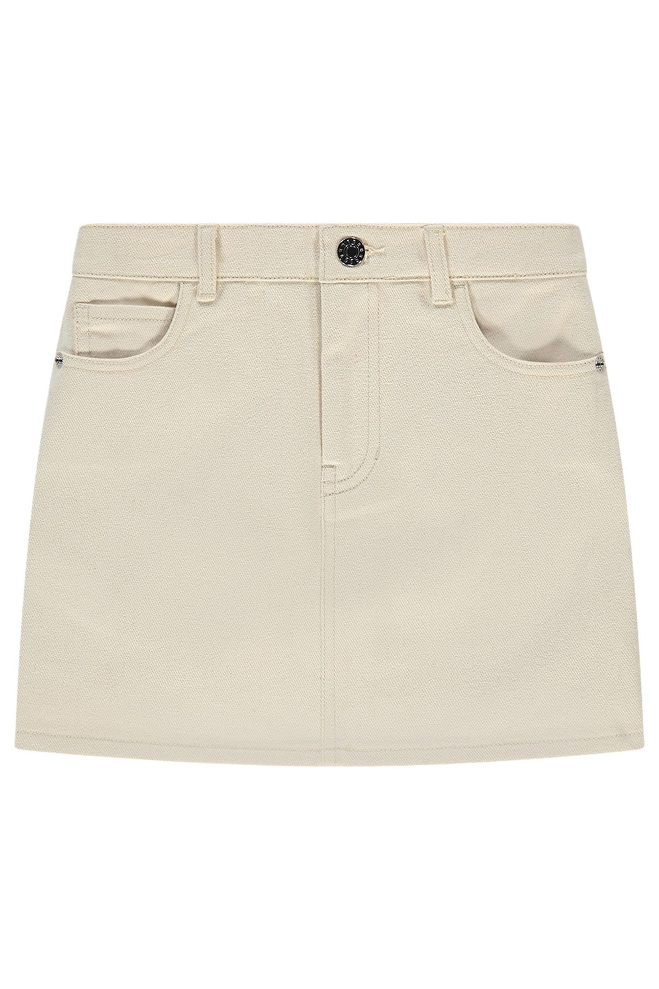 GINNA TWILL SKIRT NEUTRAL 1