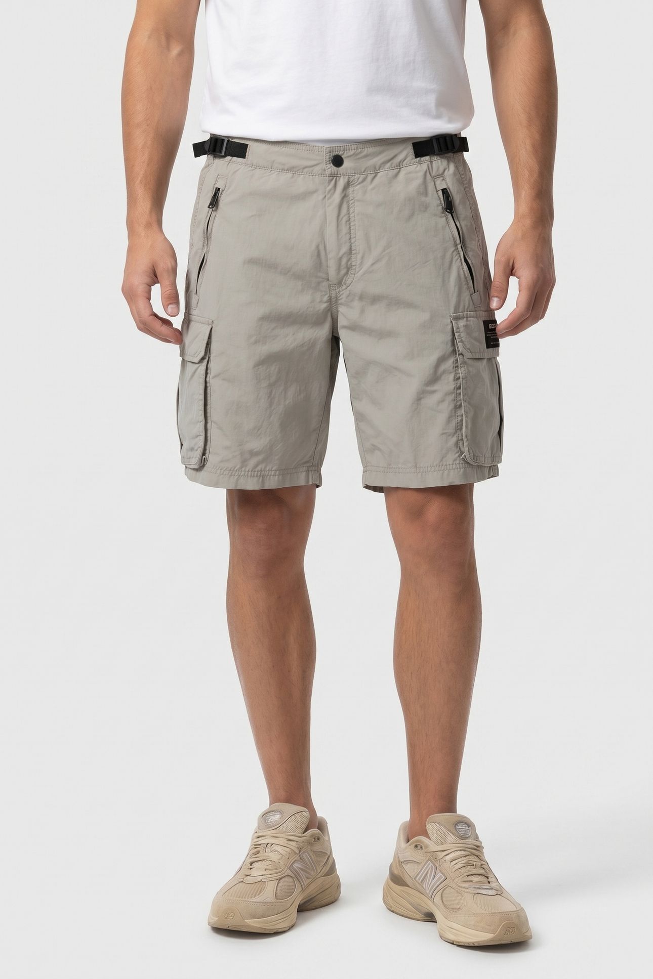 ALISTEALF CARGO SHORTS KHAKI 1