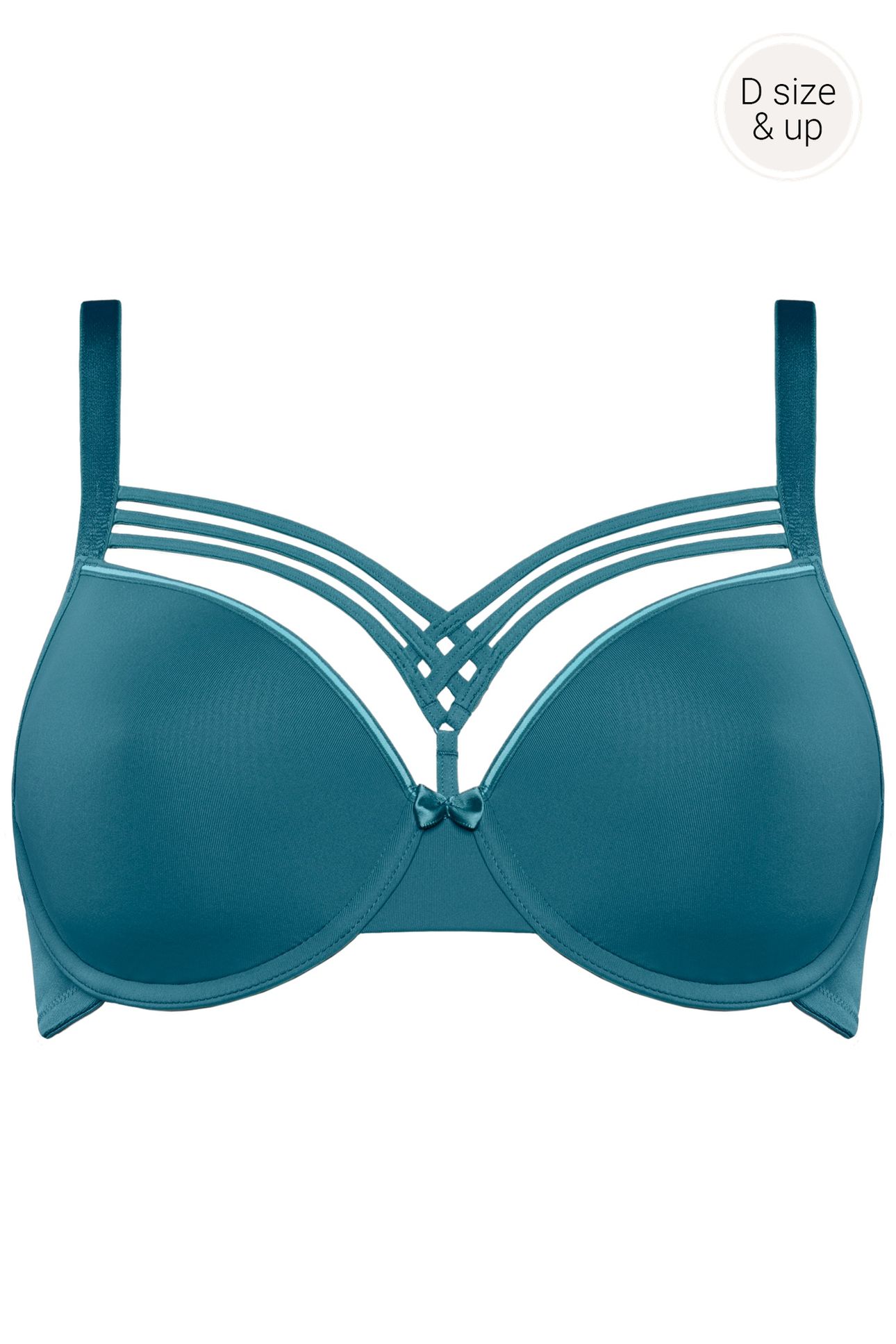 DAME DE PARIS BRAPLUNGEWIRED PADDED BLUE 2