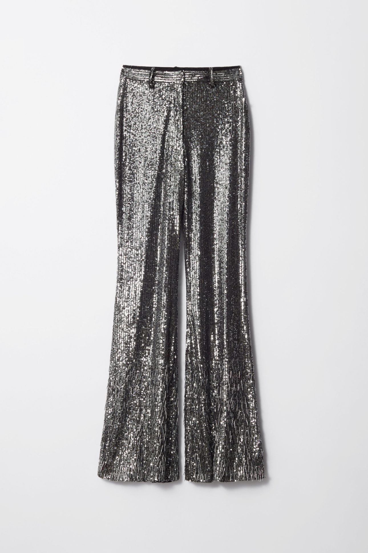 CHER SEQUIN TROUSERS GREY 3