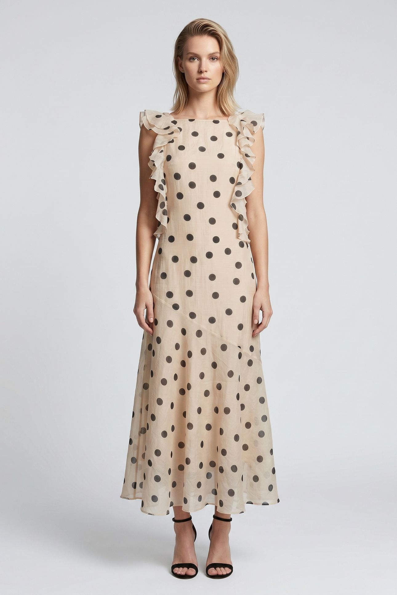 NIKKI DRESS BEIGE 1