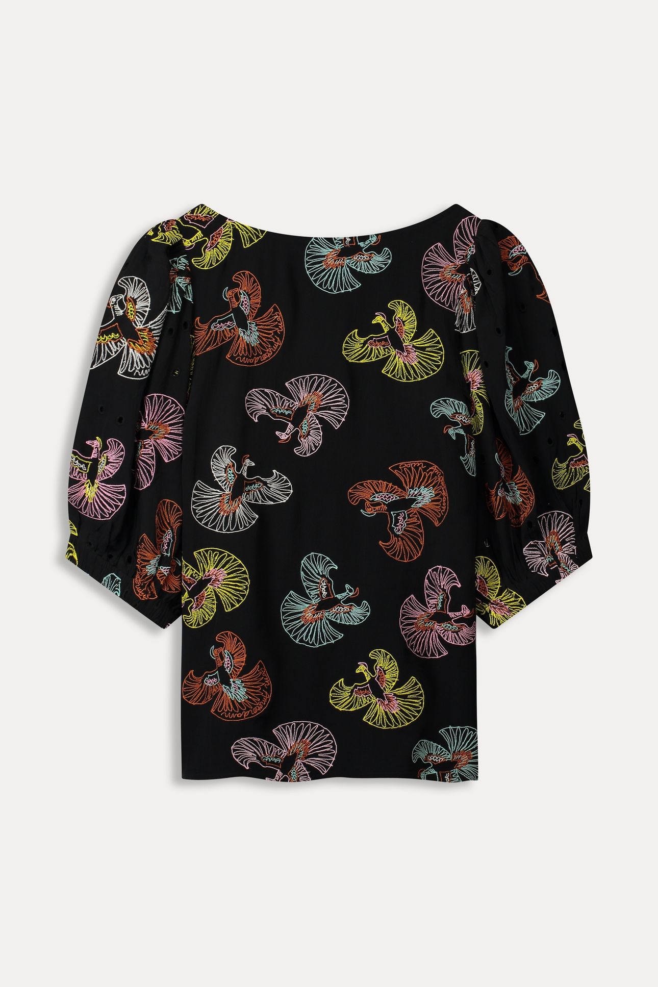 TOP - EMBROIDERY SKY BLACK 4