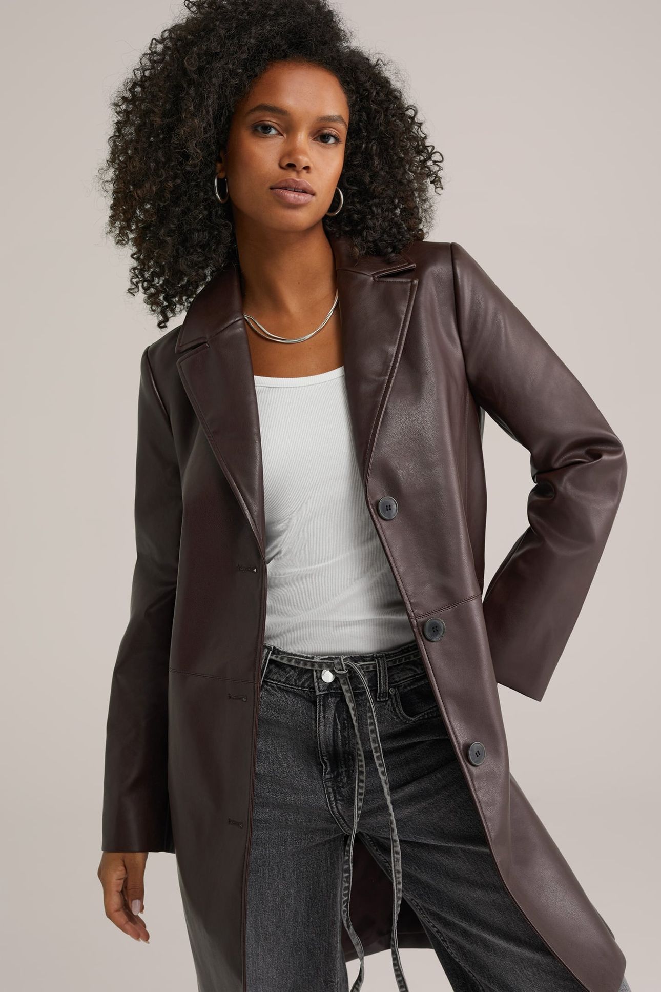 COAT BURGUNDY RED 1