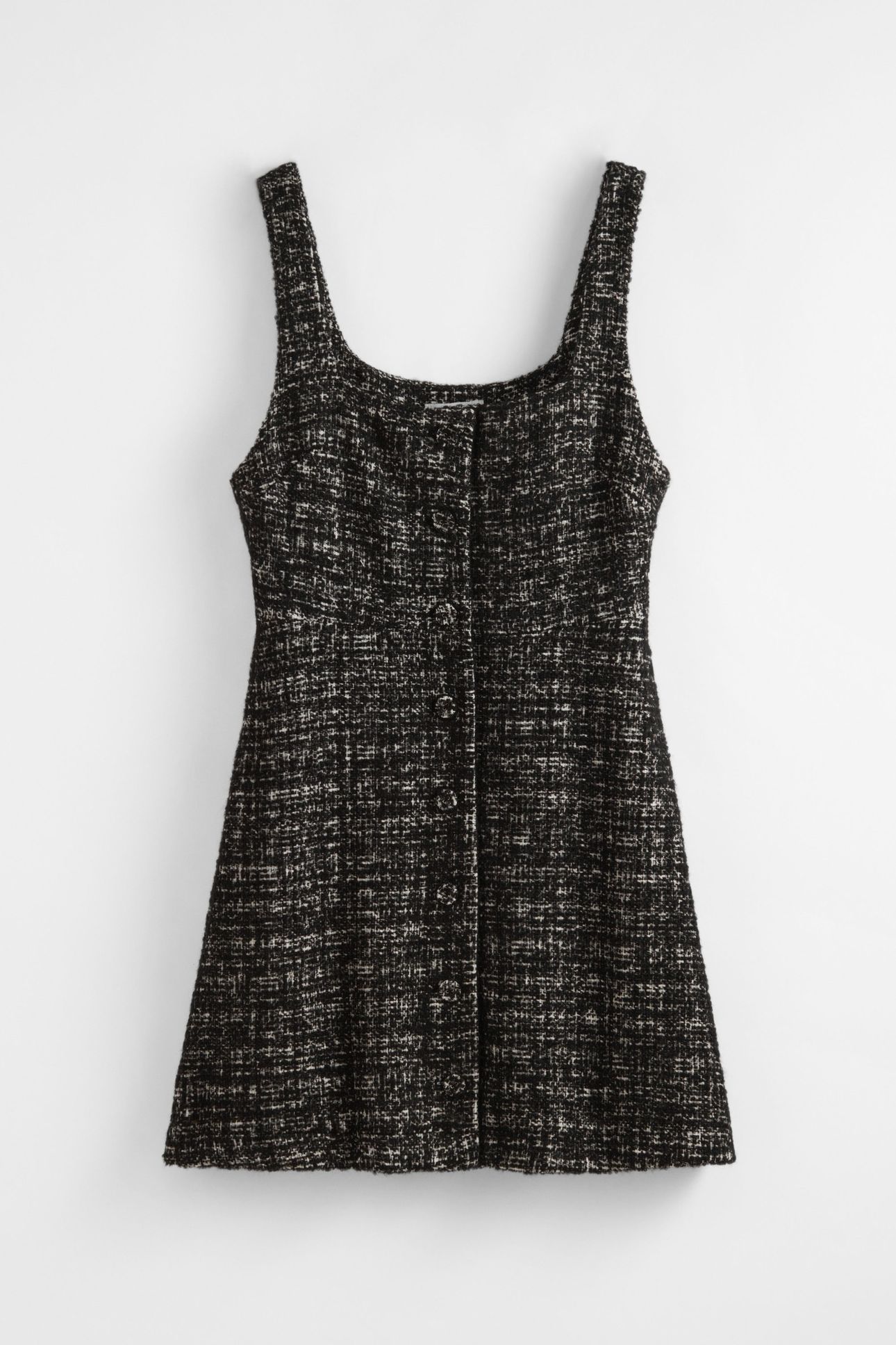 ROSALI TWEED DRESS BLACK 4