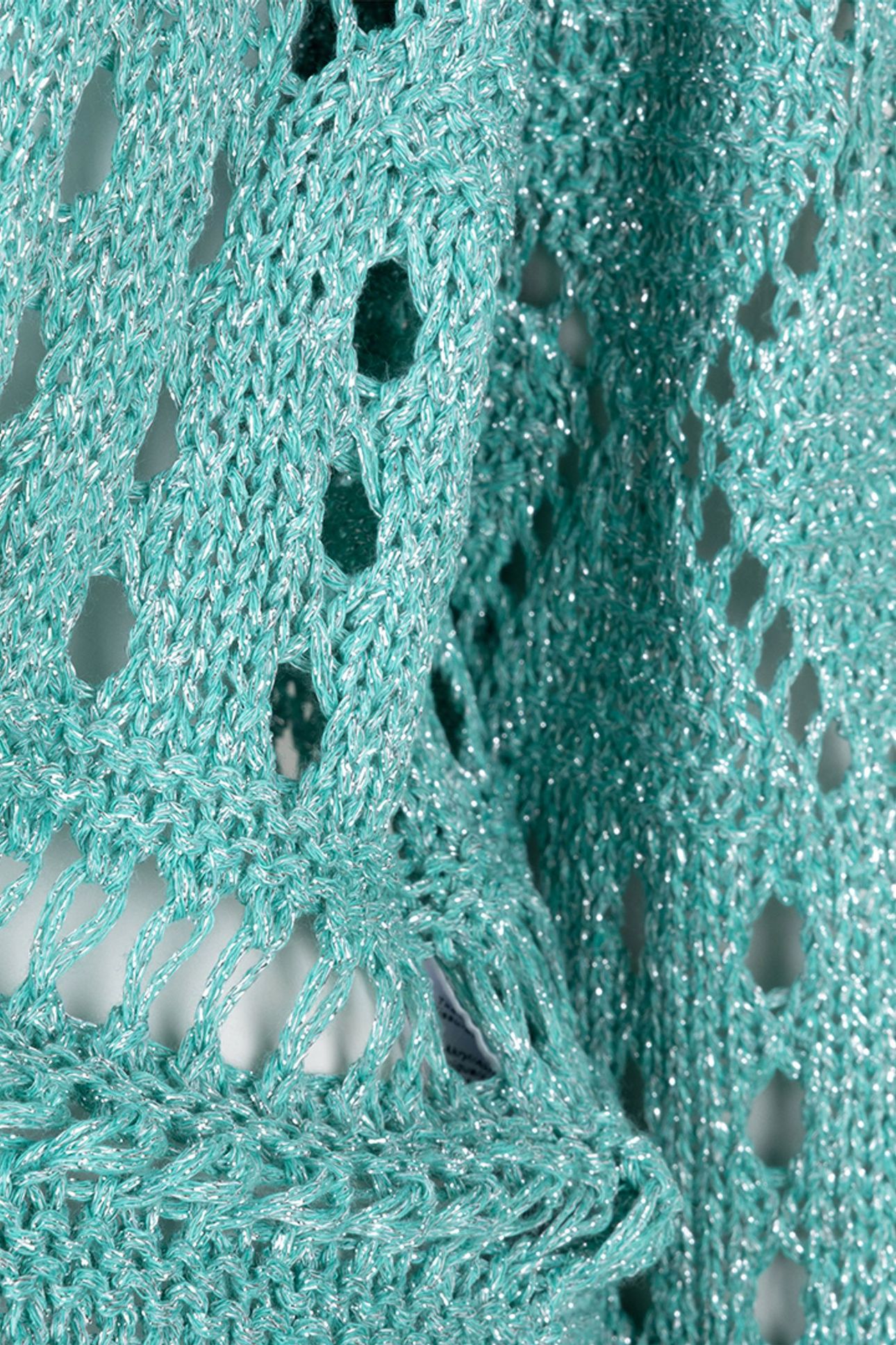 BOLERO FANCY OPEN KNIT LUREX LAGOON 5