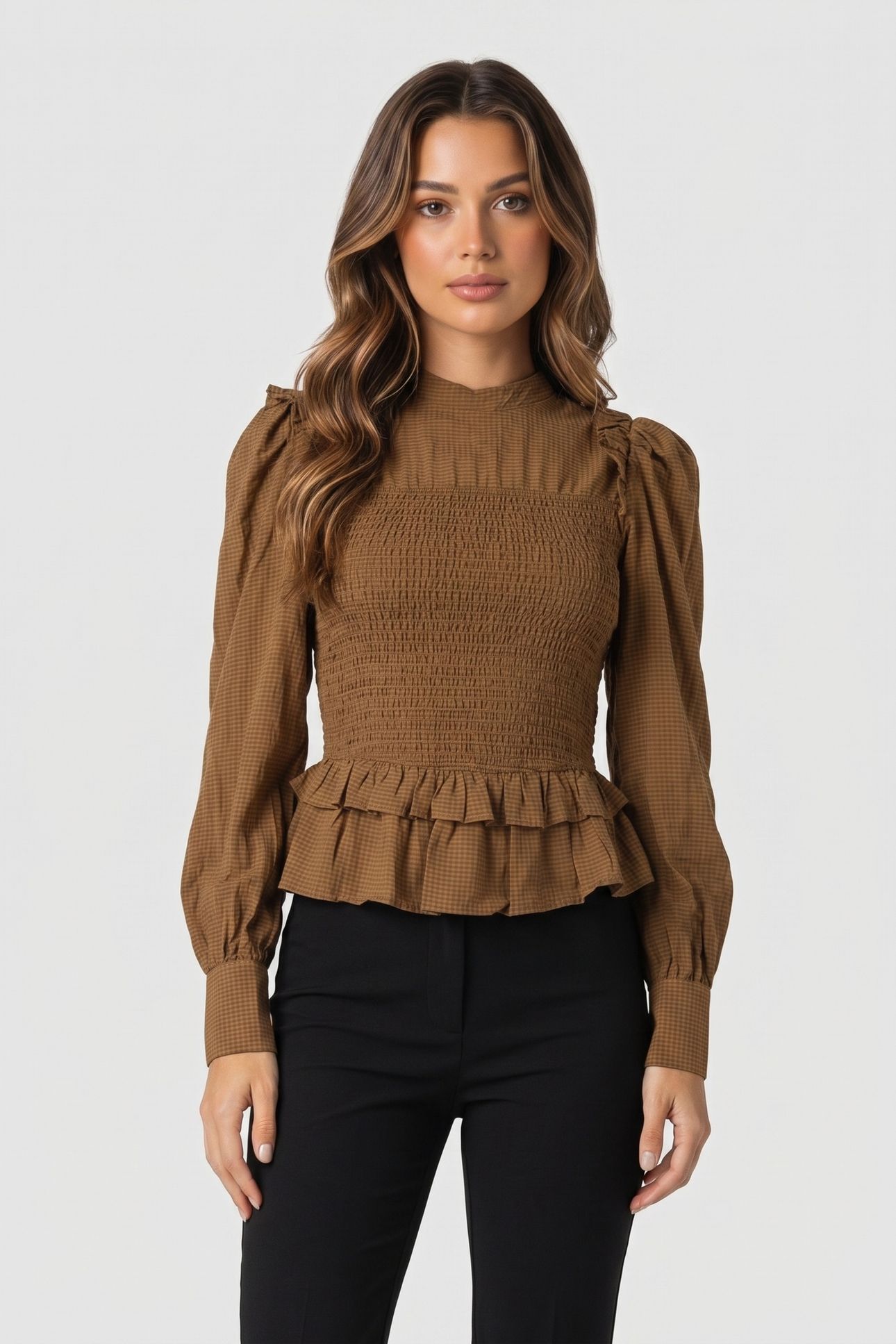 NIKO BLOUSE BEIGE 1