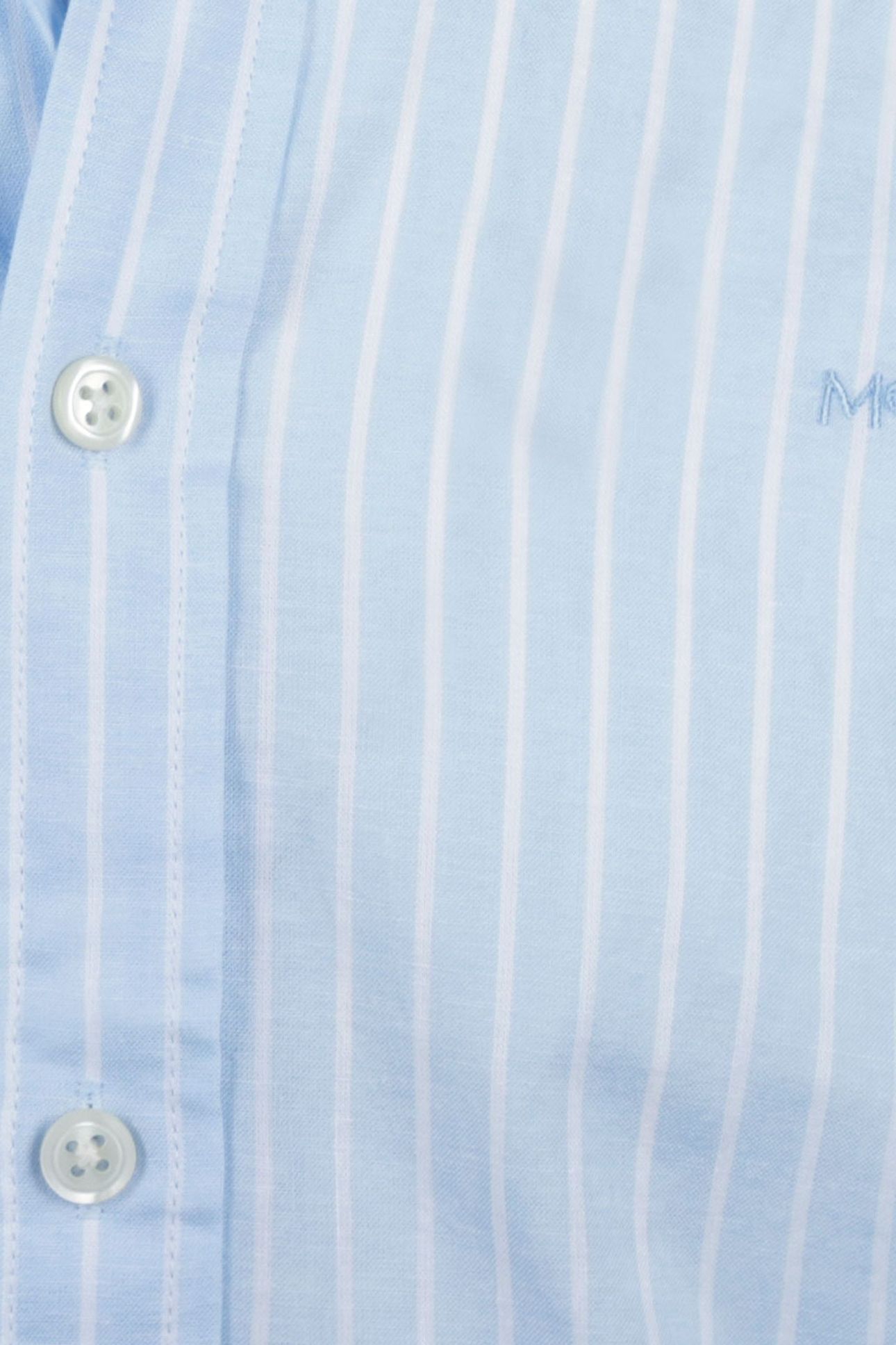 COTTON/LINNEN STRIPE SHIRTS LIGHT BLUE 5