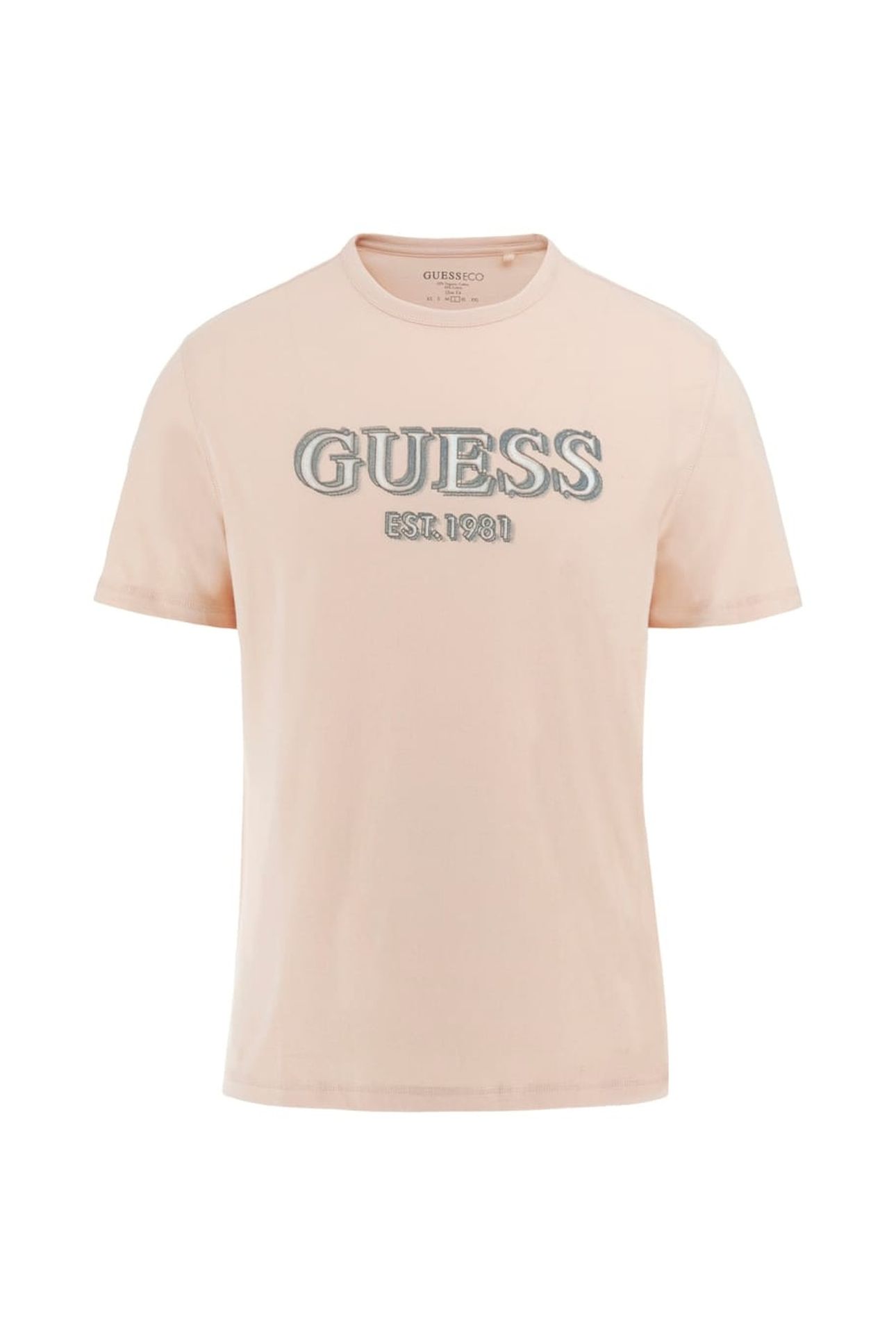GUESS ECO SS CN GUESS LOGO TEE FEEL YOUR SKIN 7