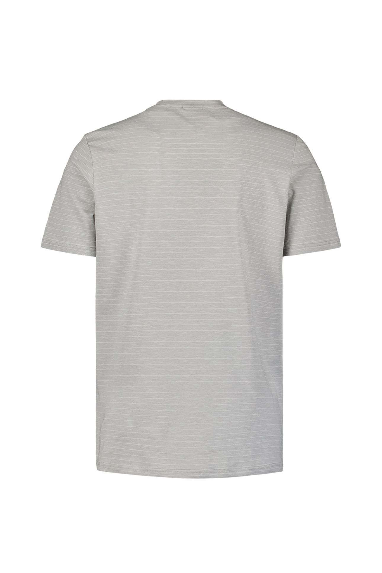 T-SHIRT CREWNECK SMALL PIN STRIPE MID GREY 5