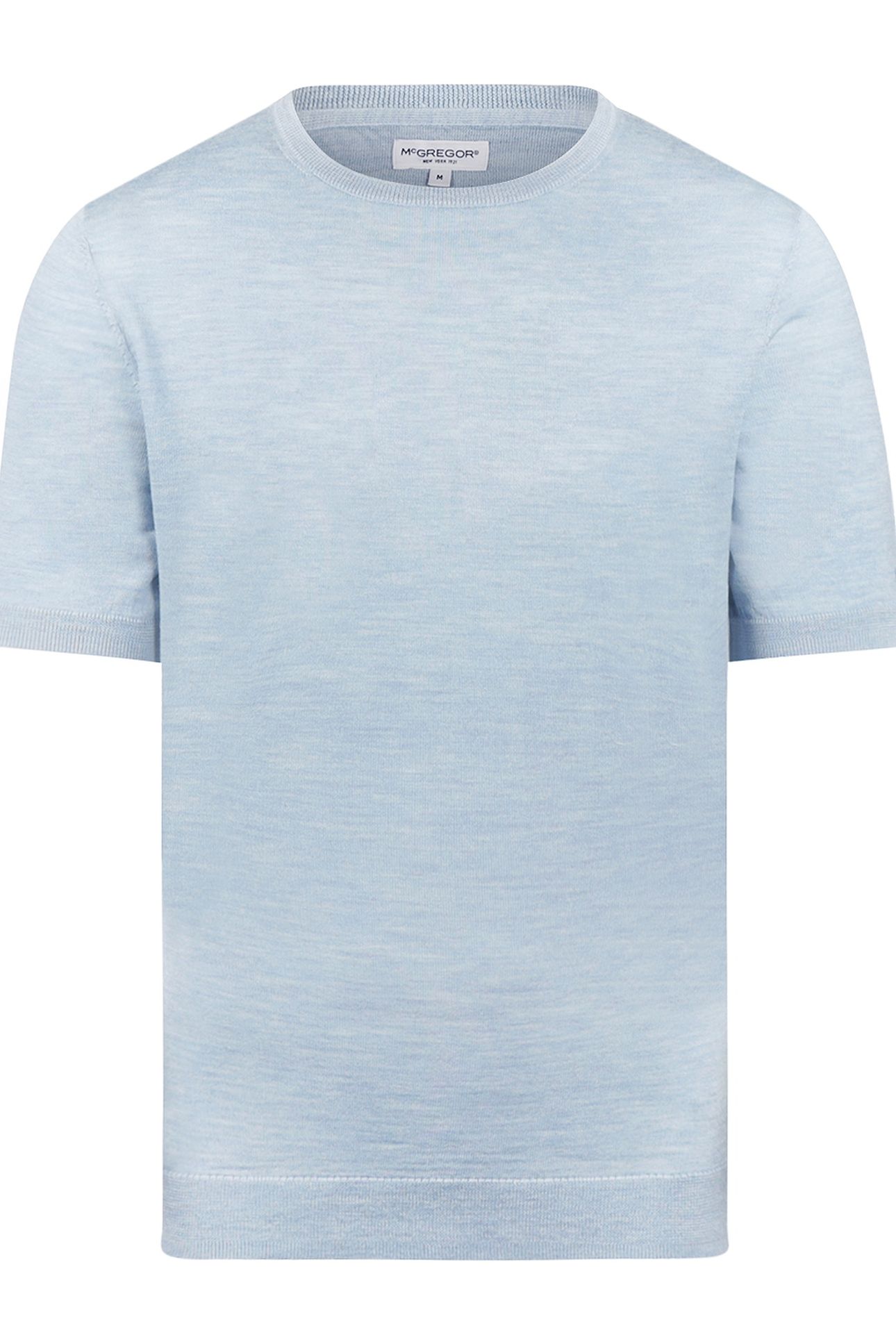EXTRA FINE MERINO T-SHIRT LIGHT BLUE 3