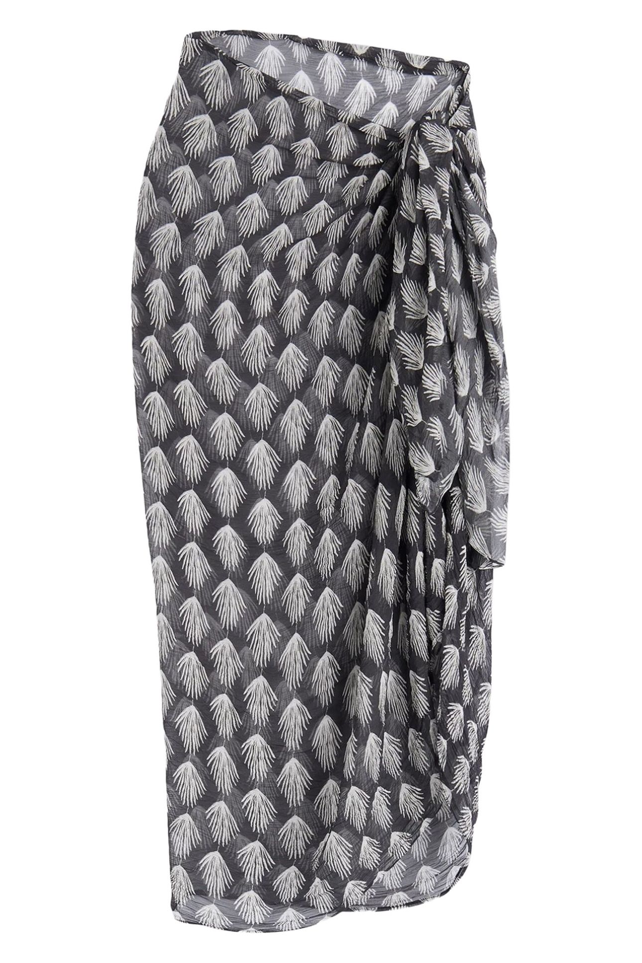 THE DARK PRINTED PAREO BLACK 3