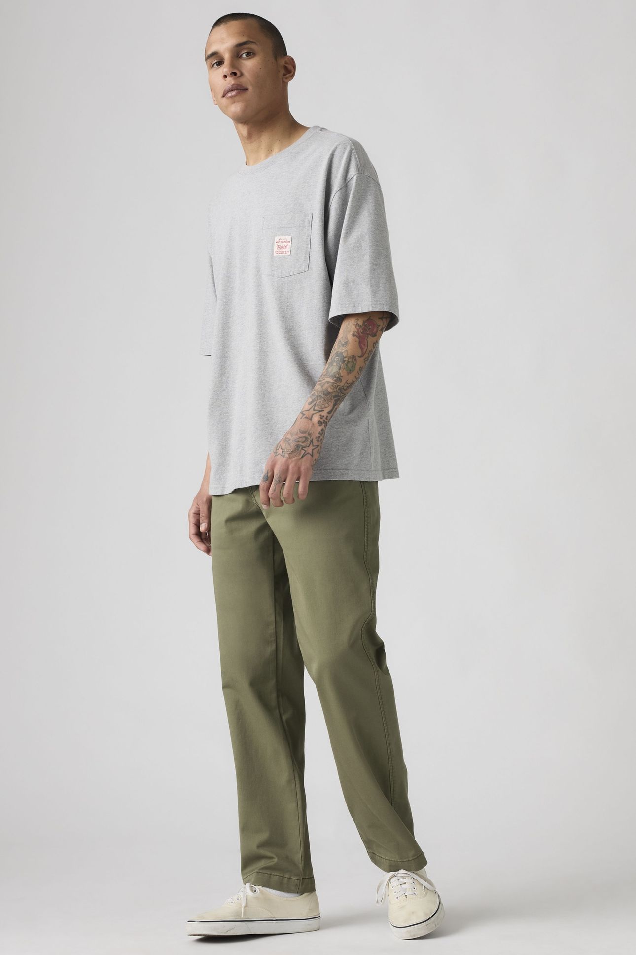 XX CHINO RELAXED STRAIGHT TROUSERS 2