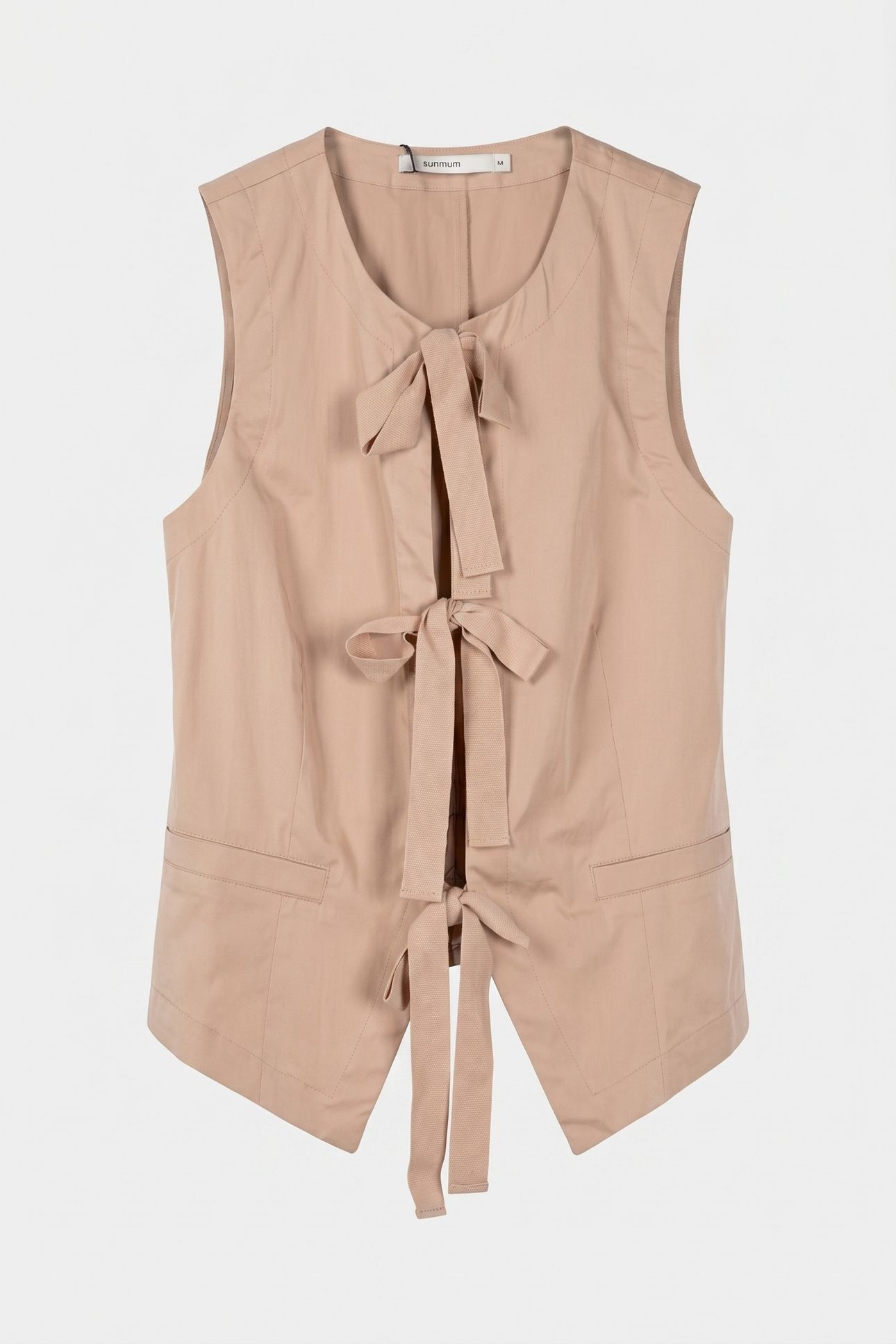 GILET COTTON STRETCH SESAME 3