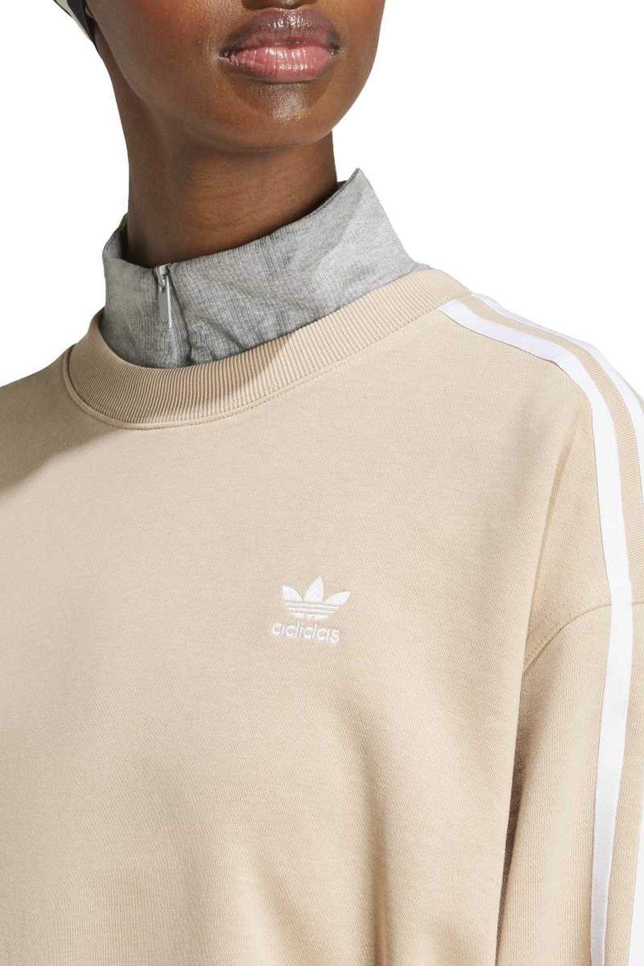 ORIGINALS 3-STRIPES OVERSIZED CREW SWEATSHIRT 5