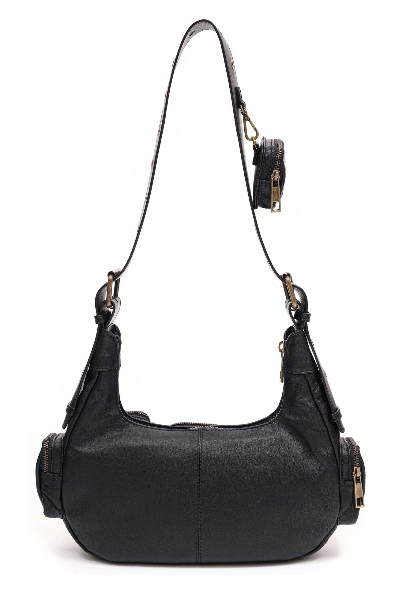 SALLY SMALL POCKET SHEEP BLACK W. GOLD 2