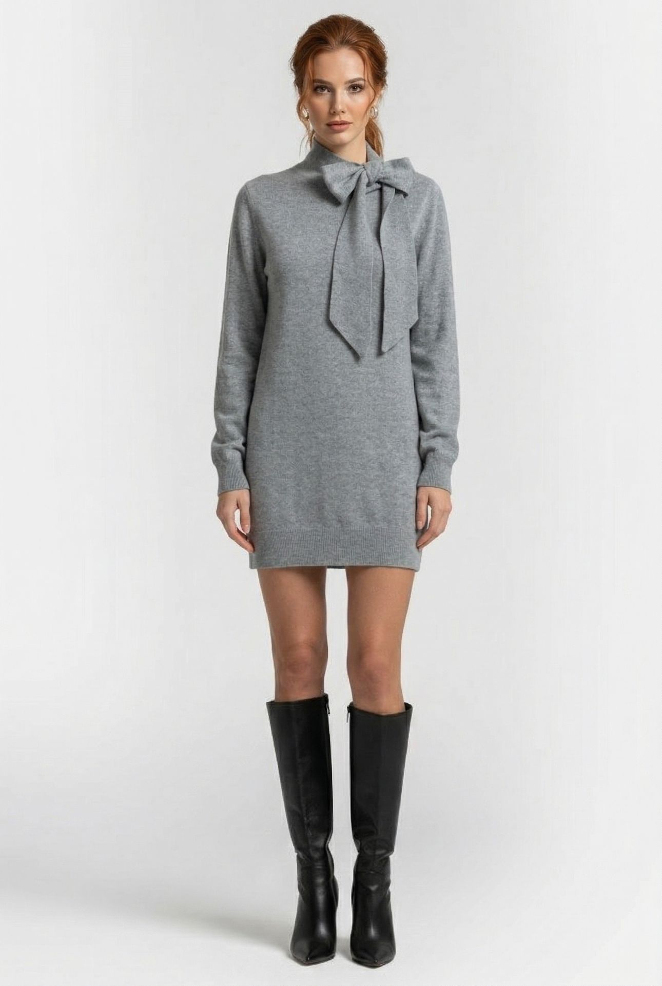 GABBE DRESS GREY 1