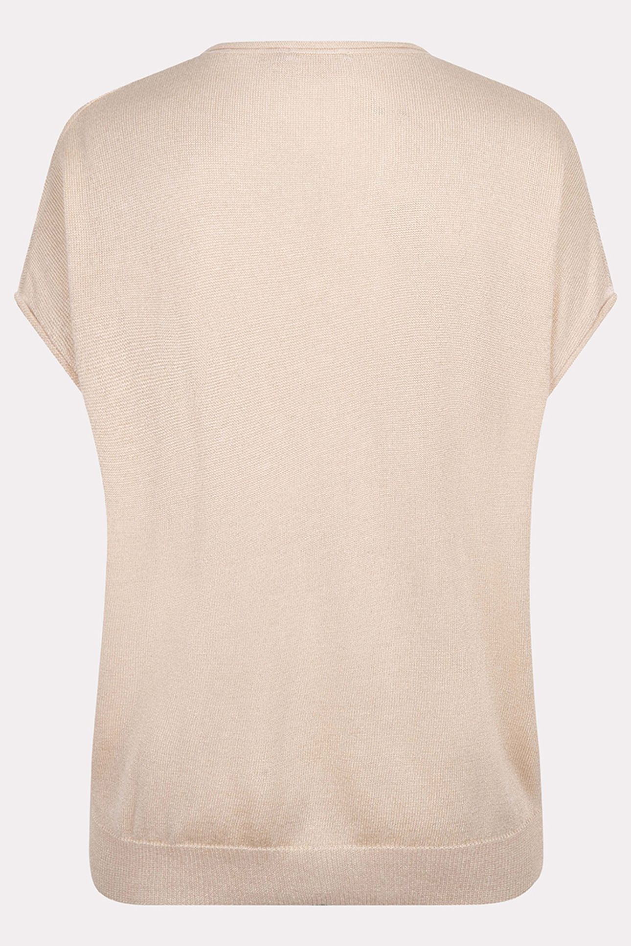 SWEATER BATWING V-NECK LUREX IVORY 6