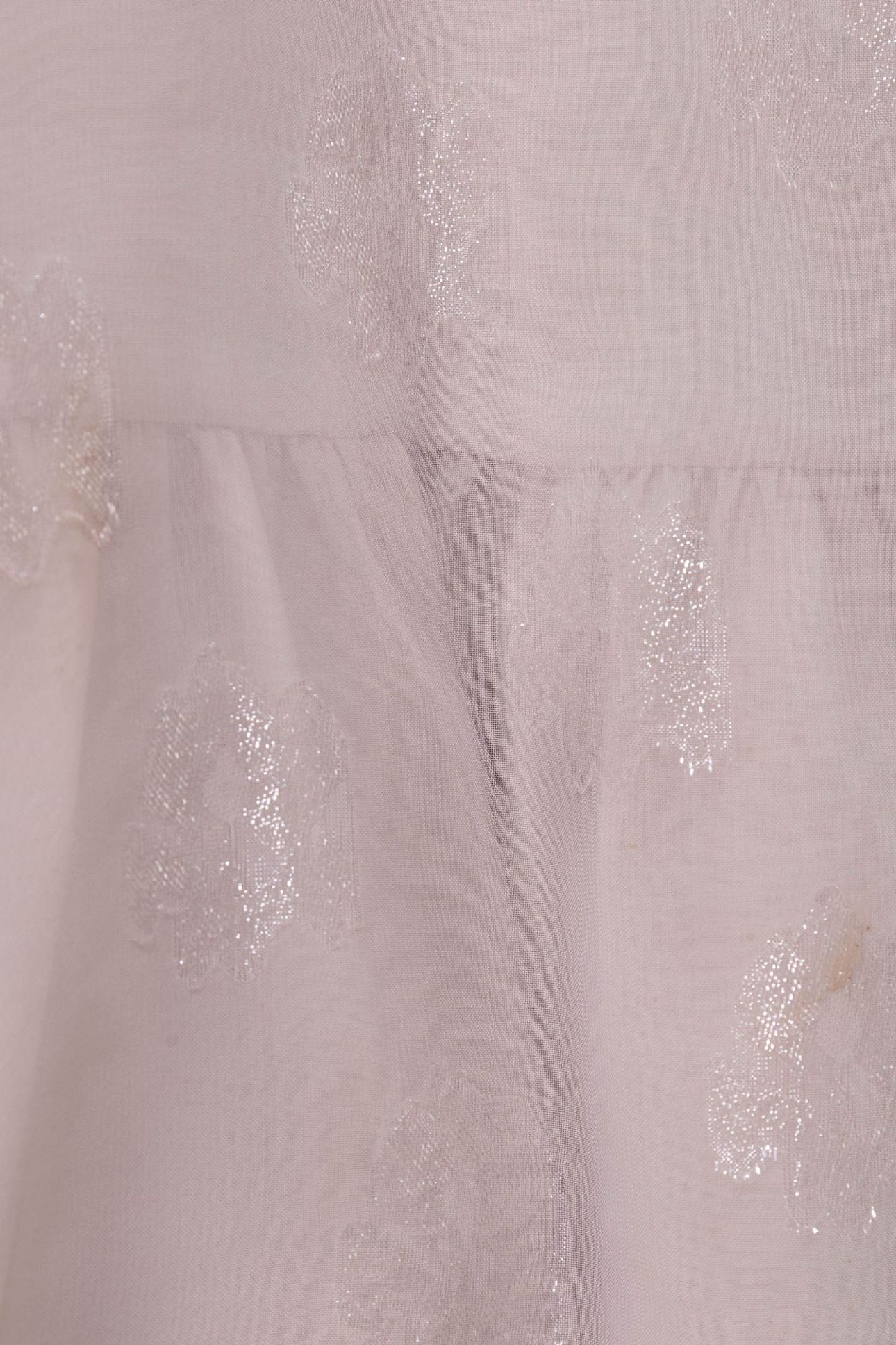 PINK BI-MATERIAL JACQUARD FLOWER PATTERN DRESS 7