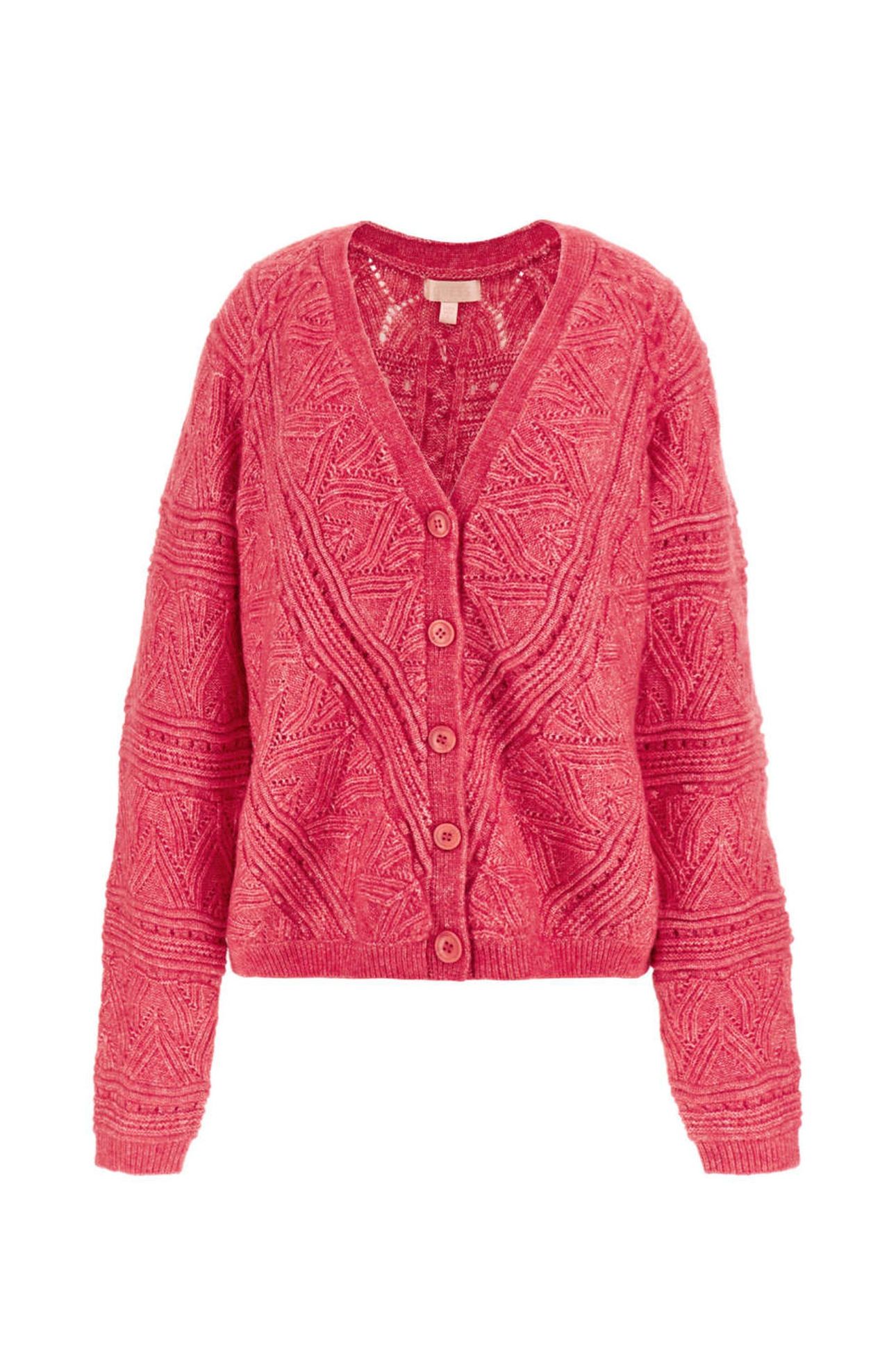 GUESS ECO LS VN POINTELLE AMEL SPRING CORAL 6