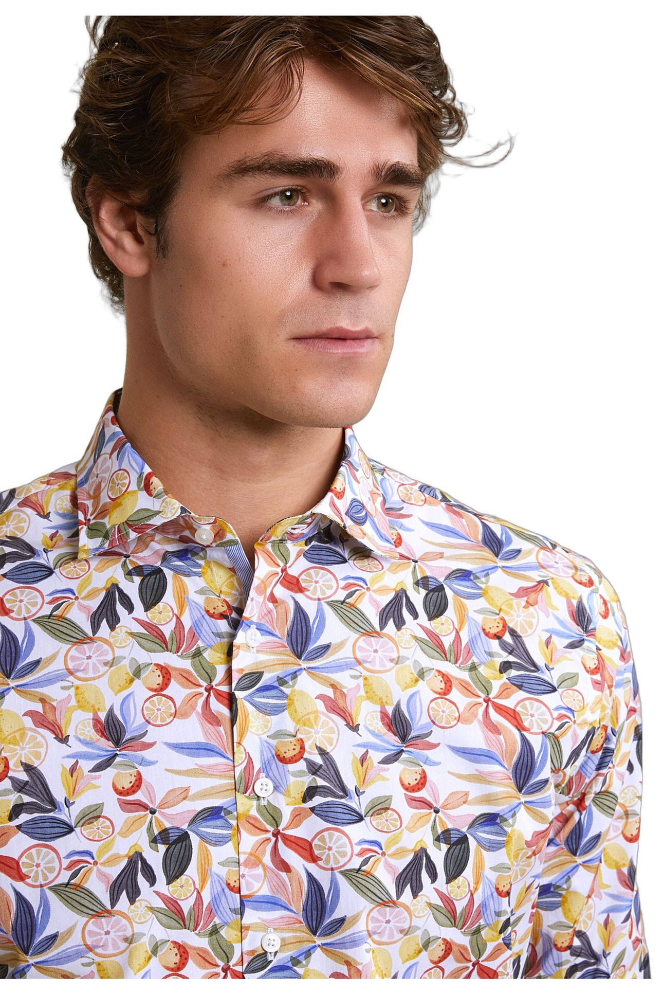 SLIM FIT FLORAL SHIRT MULTI 4