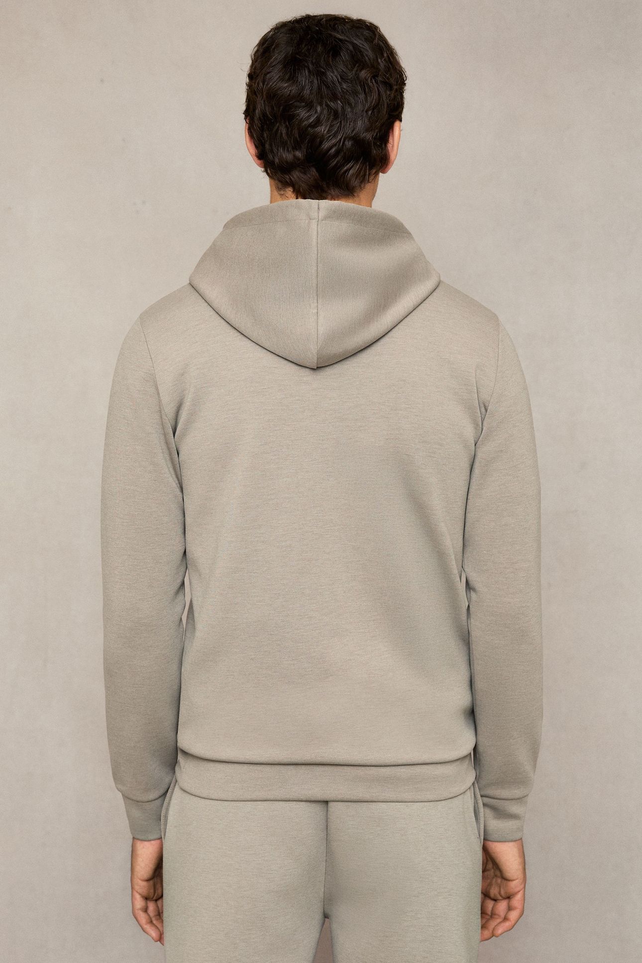 LS INTERLOCK HOODY TAUPE 2
