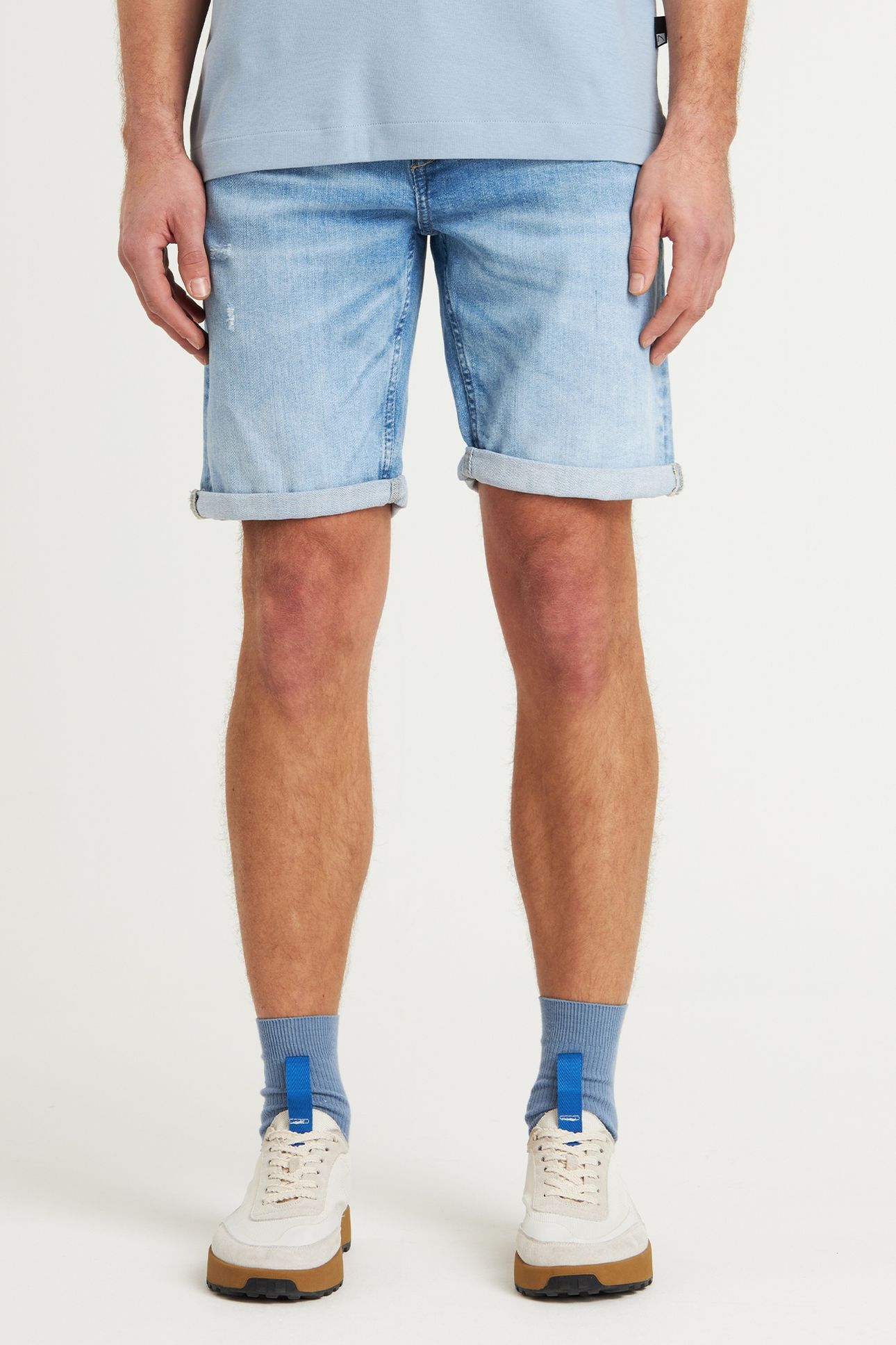 EGO.S CRAW BERMUDA/SHORT BLEACHED DENIM 1