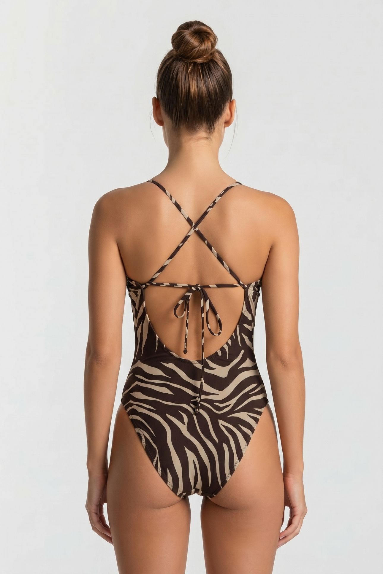 AGNES SWIMSUIT BROWN 2