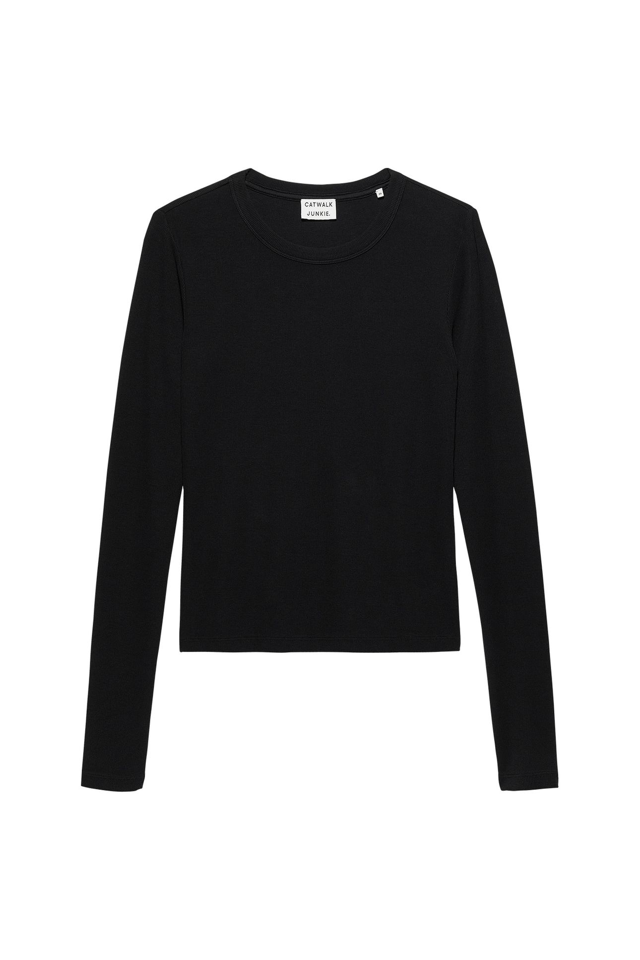 RIB LONG SLEEVE BLACK 4